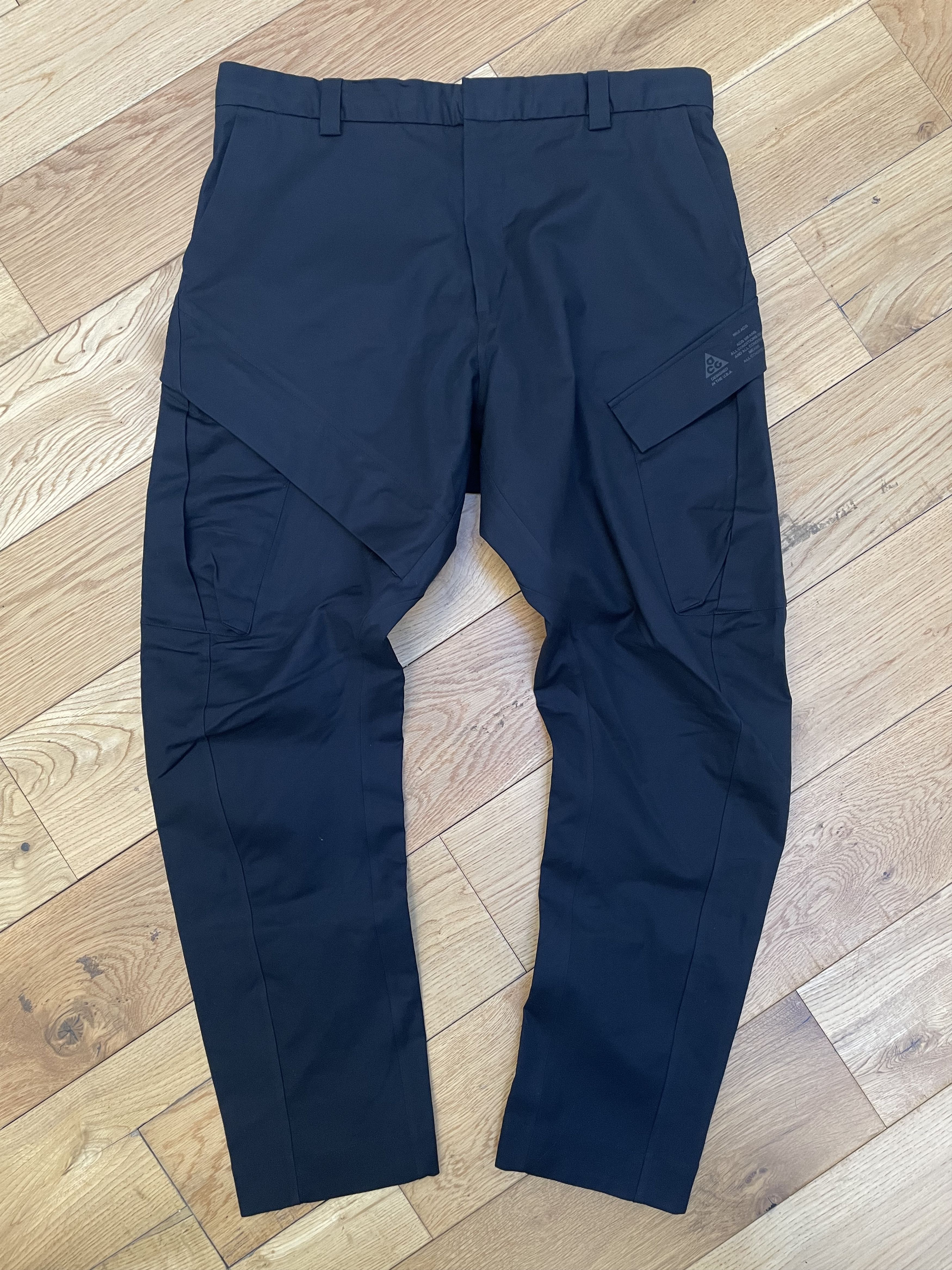 image of Errolson Hugh x Nike Acg Nikelab Acg Cargo Pants in Black, Men's (Size 36)