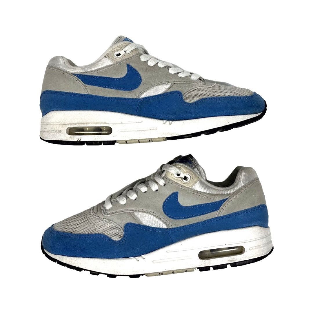 Nike Nike Air Max 1 Essential White University Blue Size US 7 / IT 37 - 2 Thumbnail