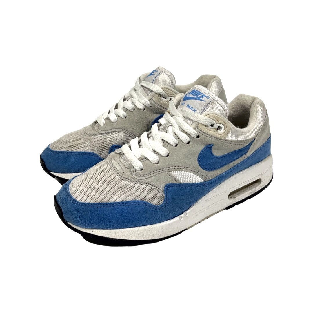 Nike Nike Air Max 1 Essential White University Blue Size US 7 / IT 37 - 1 Thumbnail
