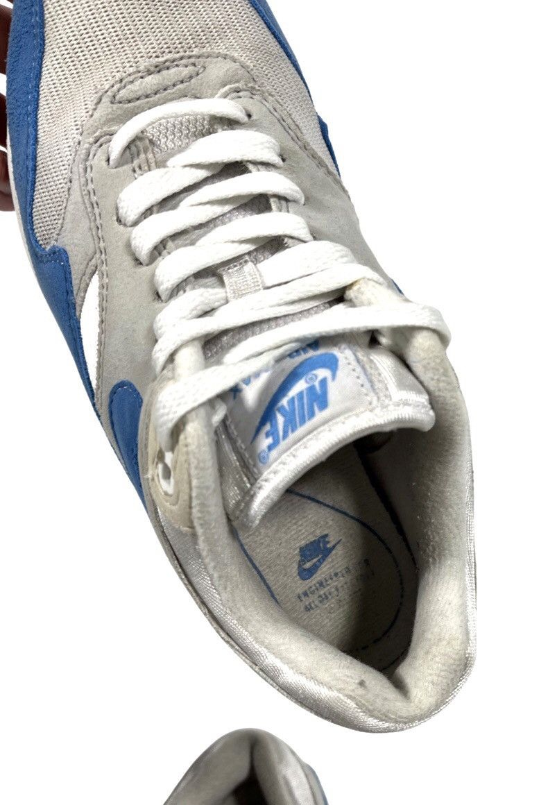 Nike Nike Air Max 1 Essential White University Blue Size US 7 / IT 37 - 8 Thumbnail