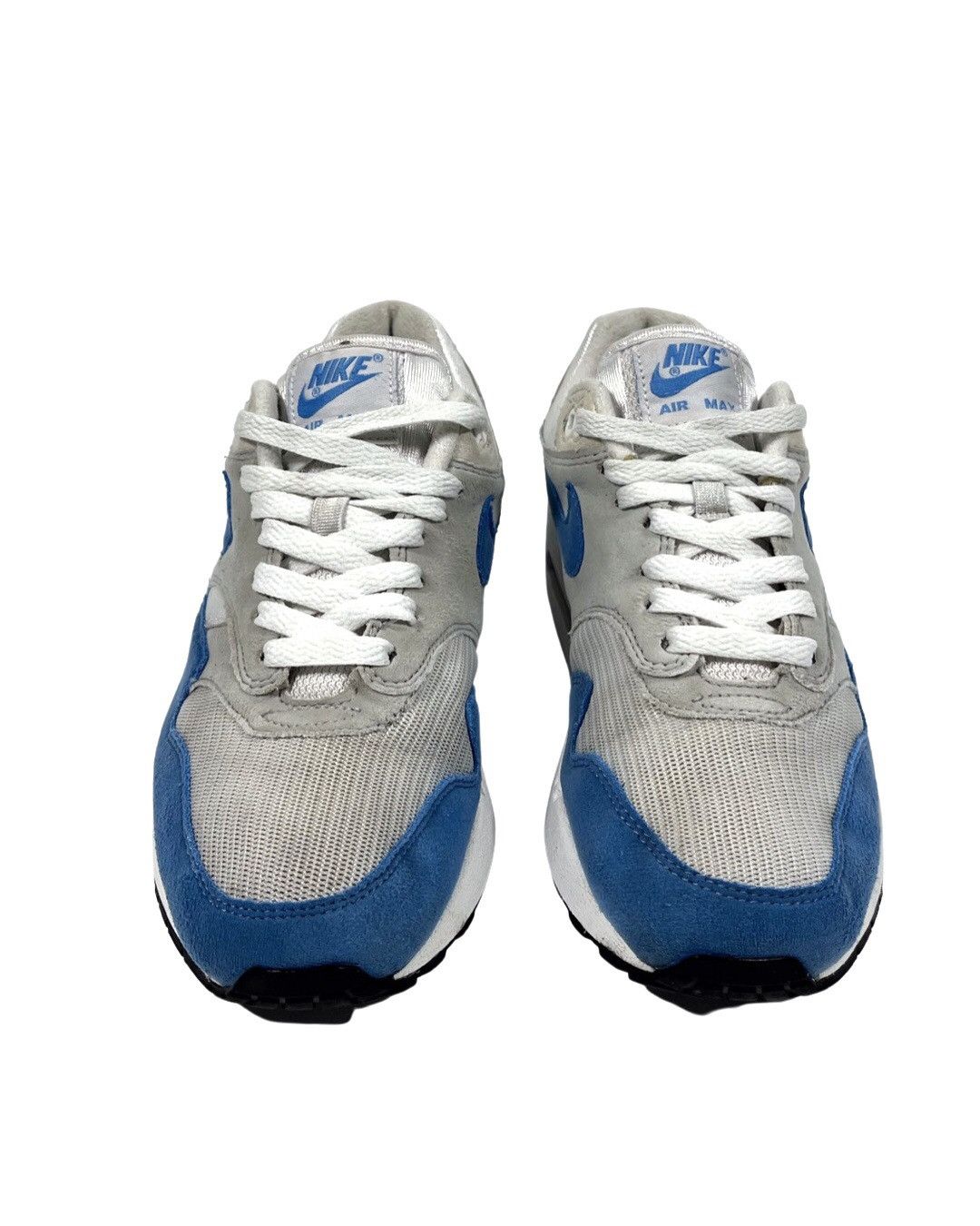 Nike Nike Air Max 1 Essential White University Blue Size US 7 / IT 37 - 4 Thumbnail