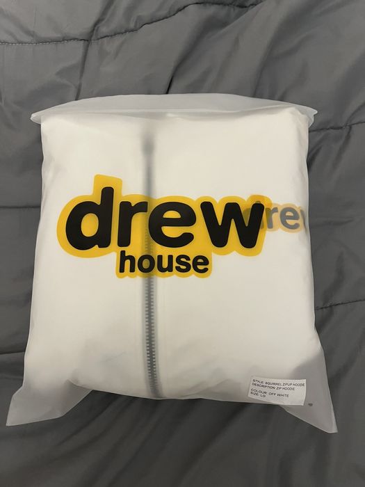 Drew House Drew House Squirrel Zipup Hoodie Size Small White New