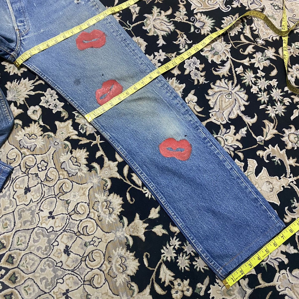 Levi's VELVET OVERHIGH'M DMX x LEVIS Monroe Portrait Reworked Jeans Size US 29 - 24 Thumbnail