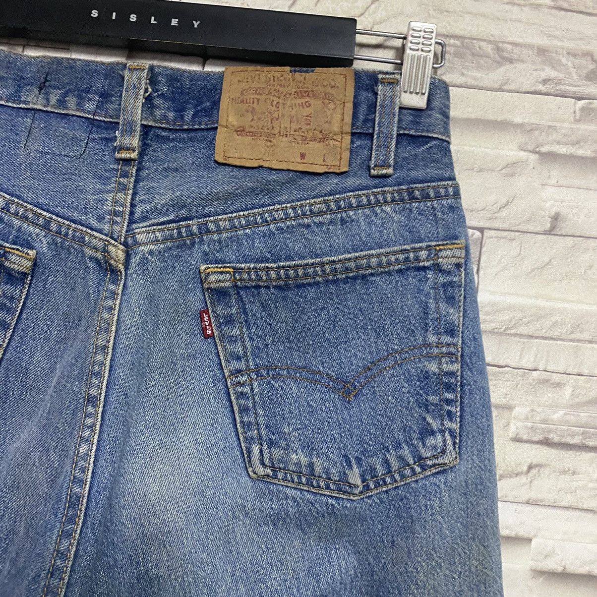 Levi's VELVET OVERHIGH'M DMX x LEVIS Monroe Portrait Reworked Jeans Size US 29 - 15 Thumbnail