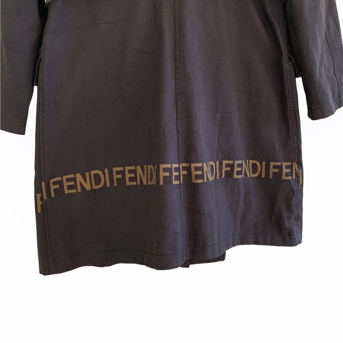 Fendi Vintage Fendi Jeans Roma Long Jacket Size S / US 4 / IT 40 - 10 Thumbnail
