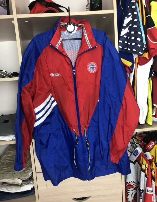 Adidas BAYERN MUNICH 1994 1996 Rain coat/jacket | Grailed