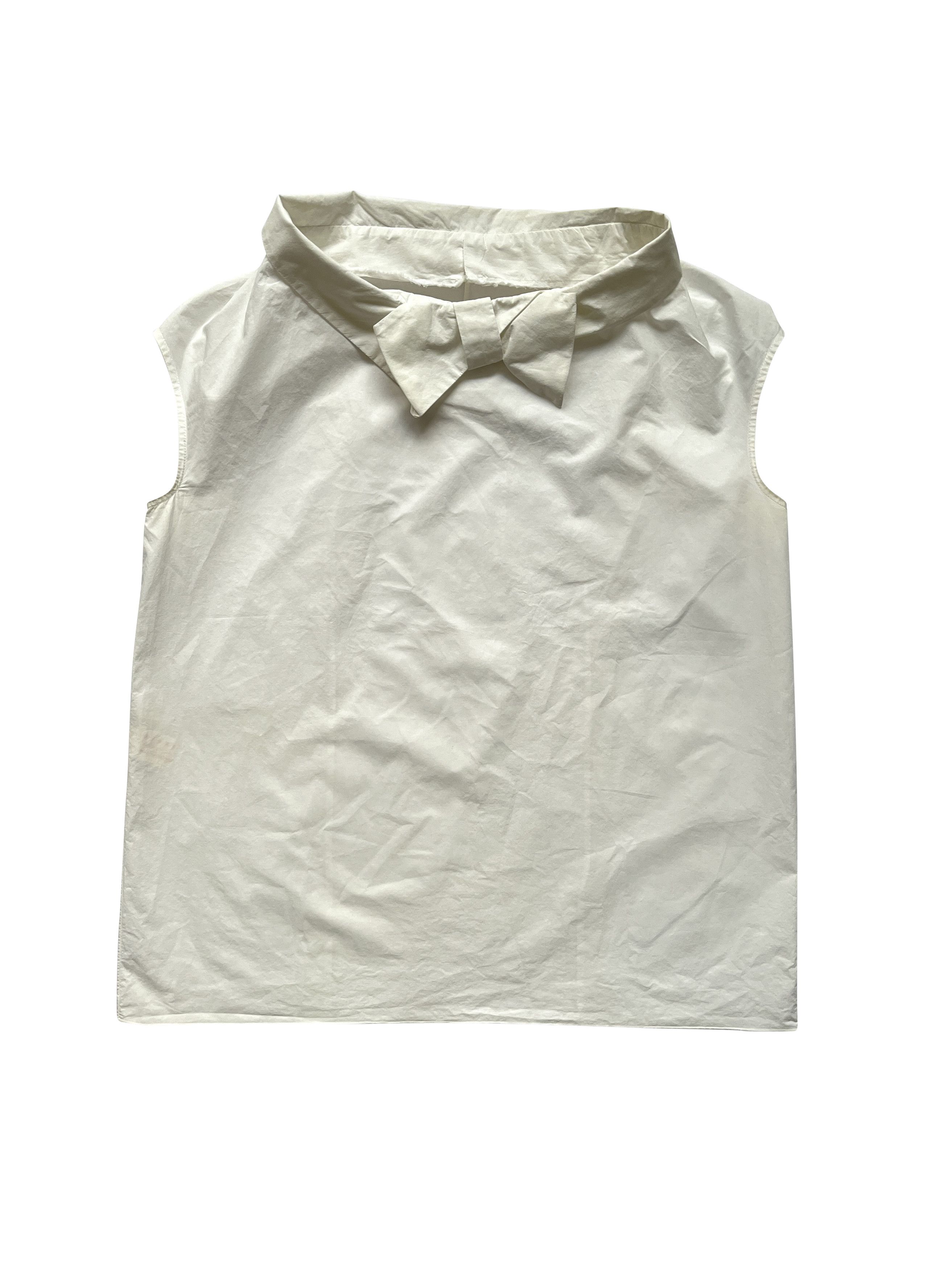 Marni ⚡️QUICK SALE⚡️Marni White Blouse Top with Bow Detail Size M / US 6-8 / IT 42-44 - 1 Thumbnail