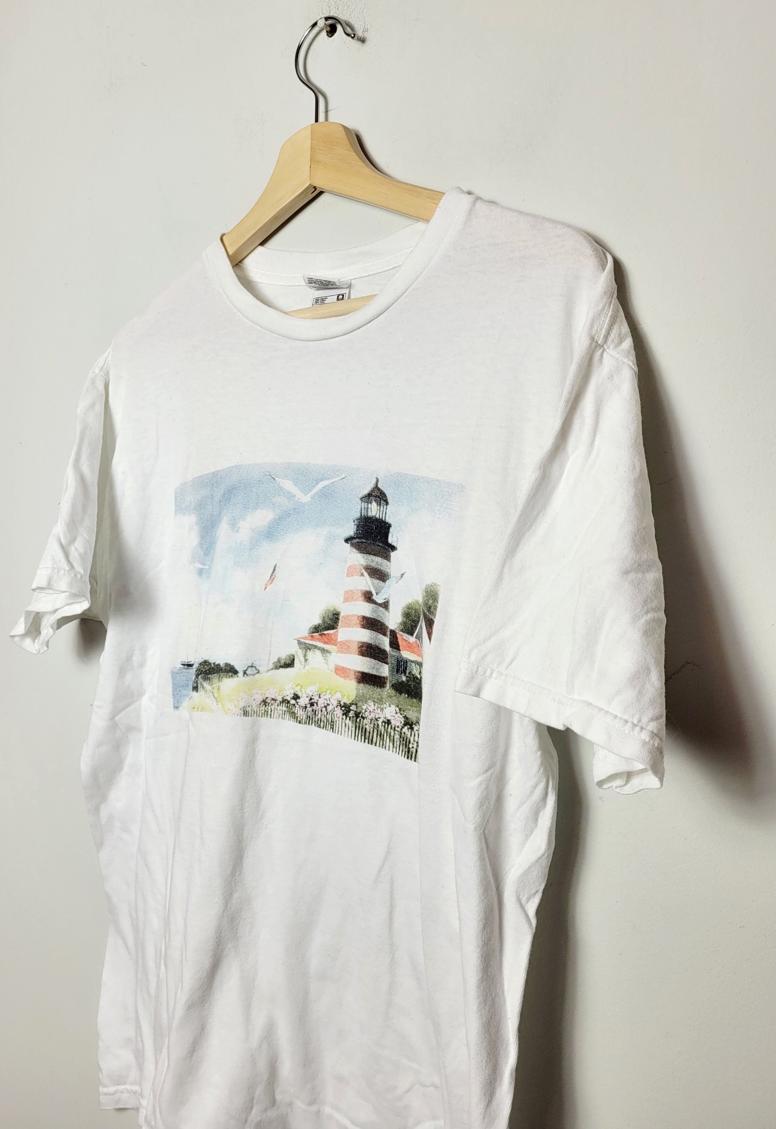 Vintage Sea Tower View Vintage T-shirt Size US L / EU 52-54 / 3 - 4 Thumbnail