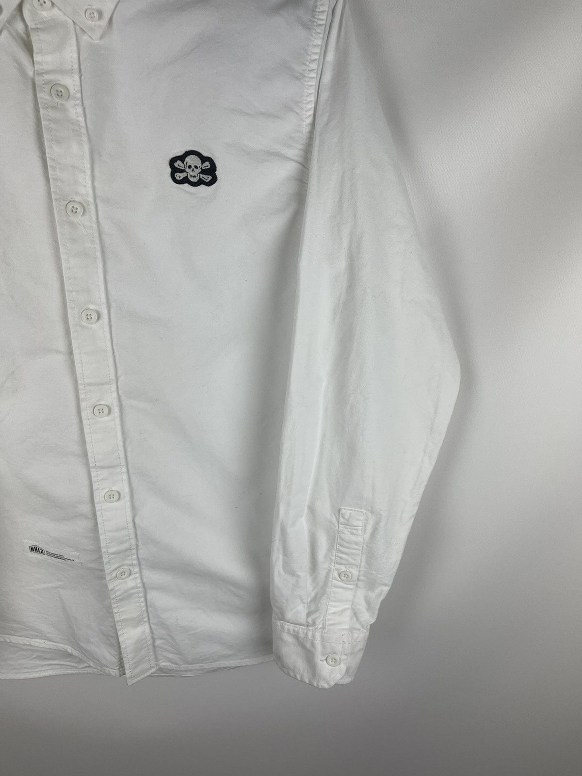 Japanese Brand NHIZ izzue plus Neighborhood logo white shirt Japan brand Size US L / EU 52-54 / 3 - 5 Thumbnail