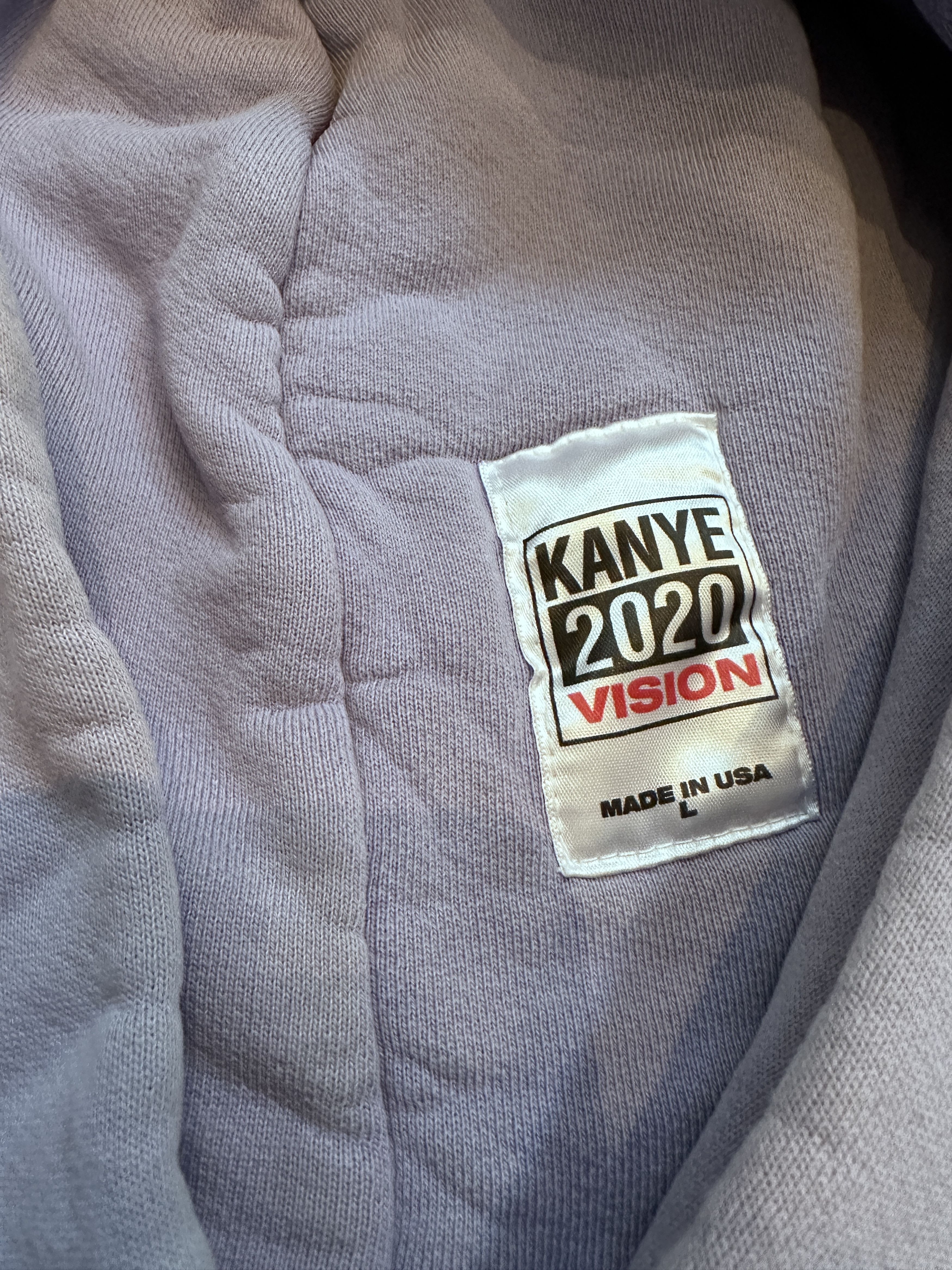 Kanye West Kanye 2020 Vision Double Layered Hoodie Purple Size US L / EU 52-54 / 3 - 3 Thumbnail