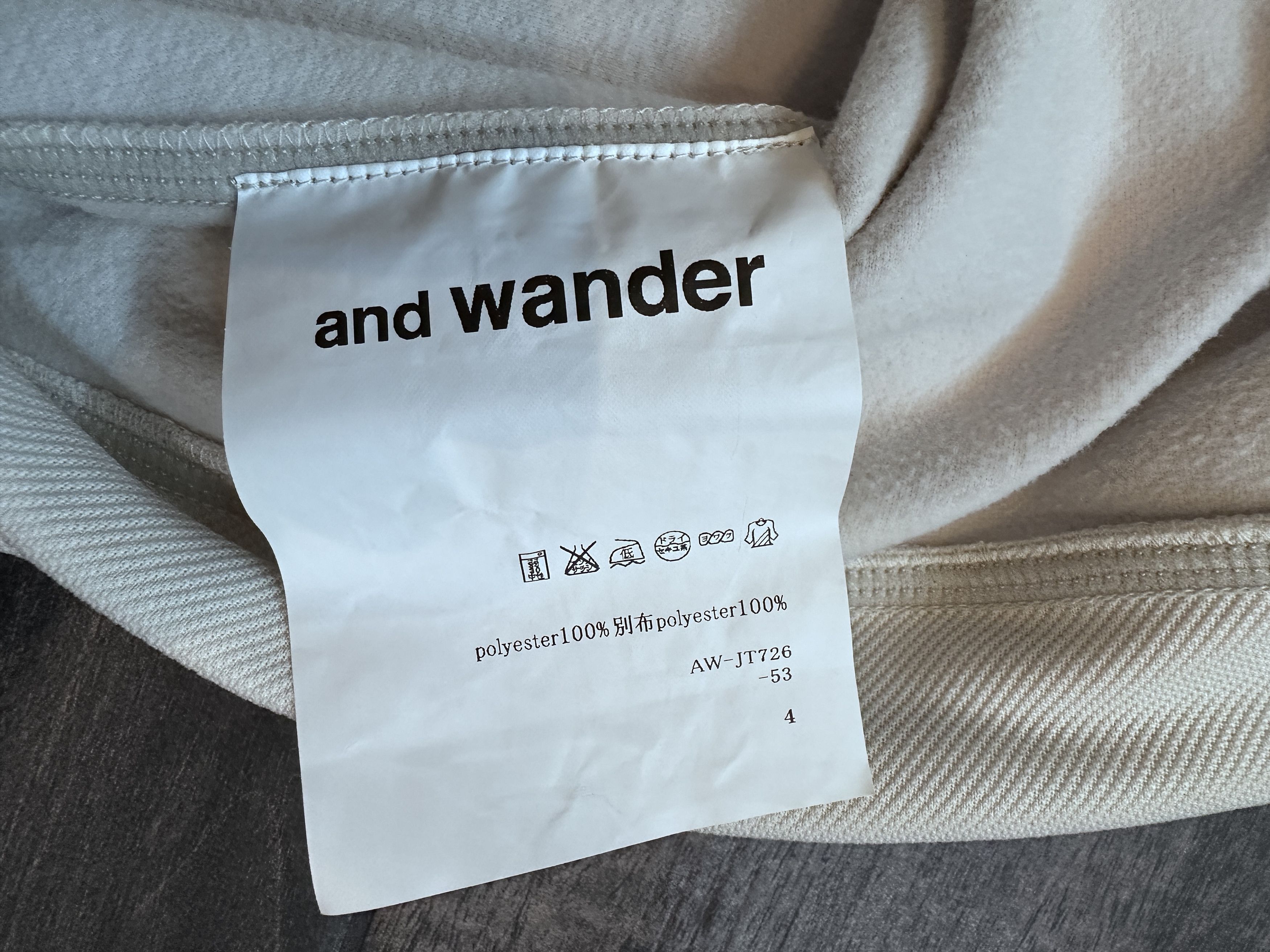 And Wander and wander Thermal Tech UV Pullover Size 4 Size US XL / EU 56 / 4 - 8 Thumbnail