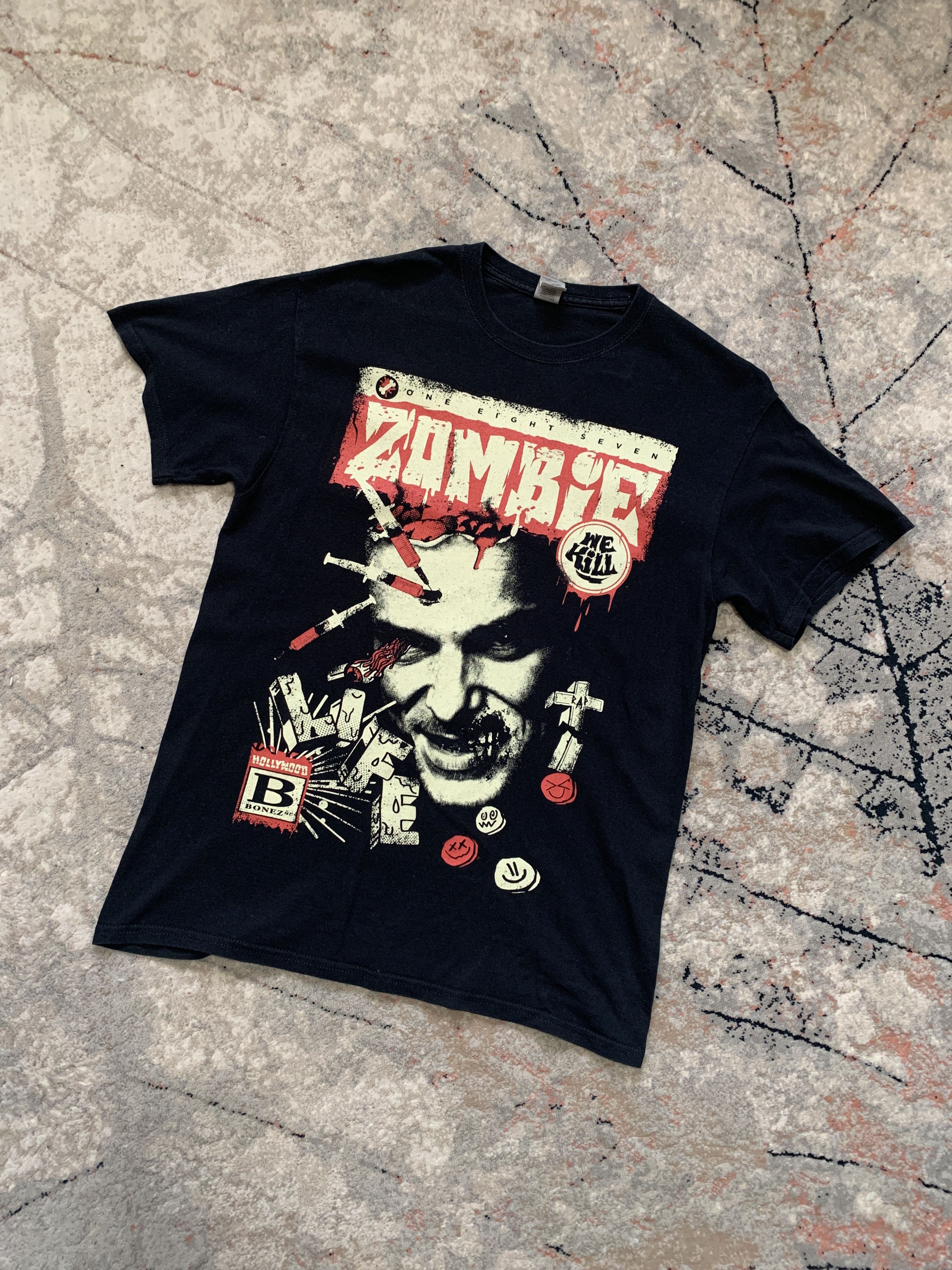 Gildan One Eight Seven Zombie T-Shirt Size US M / EU 48-50 / 2 - 1 Thumbnail