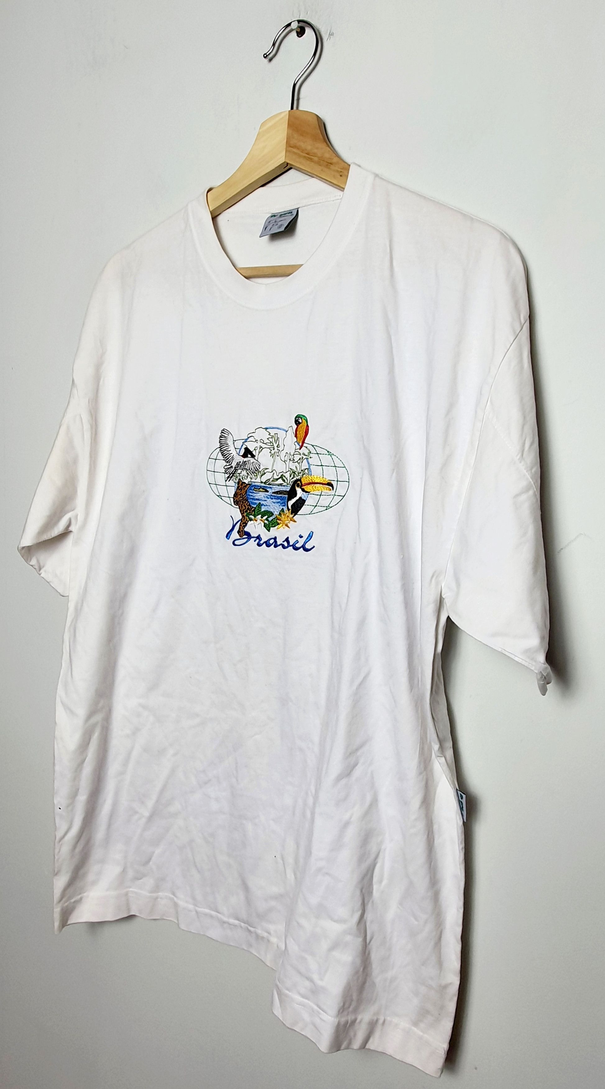 Vintage Brasil Made in Barbados T-shirt Embroidery Size US S / EU 44-46 / 1 - 3 Thumbnail