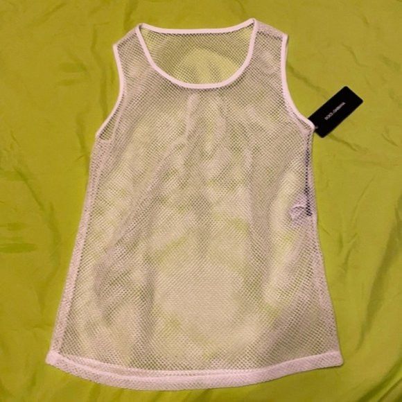 Dolce & Gabbana Mesh Tank Top Size M / US 6-8 / IT 42-44 - 2 Thumbnail
