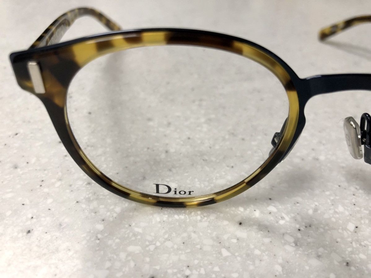 Dior DIOR * Titanium * Made in Japan! 49mm Round Optical Frames Size ONE SIZE - 8 Thumbnail