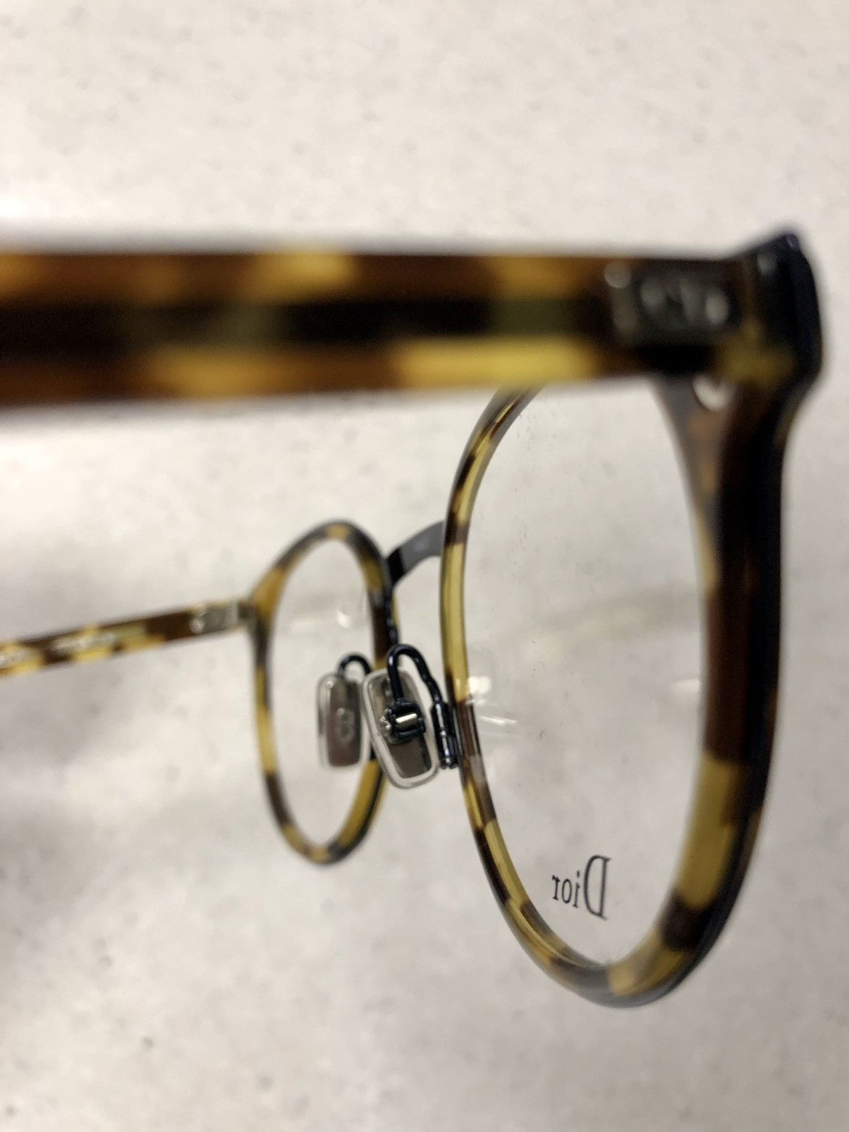 Dior DIOR * Titanium * Made in Japan! 49mm Round Optical Frames Size ONE SIZE - 13 Thumbnail