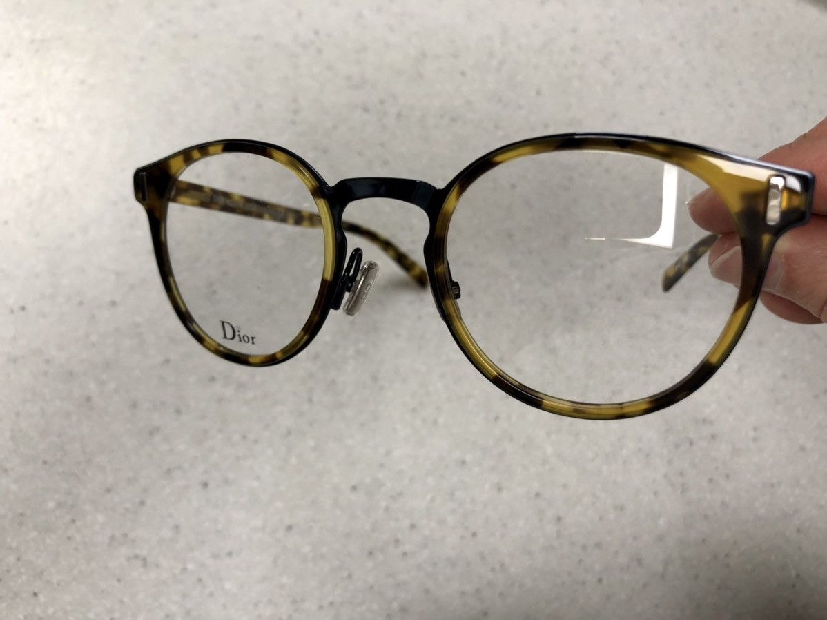 Dior DIOR * Titanium * Made in Japan! 49mm Round Optical Frames Size ONE SIZE - 15 Thumbnail