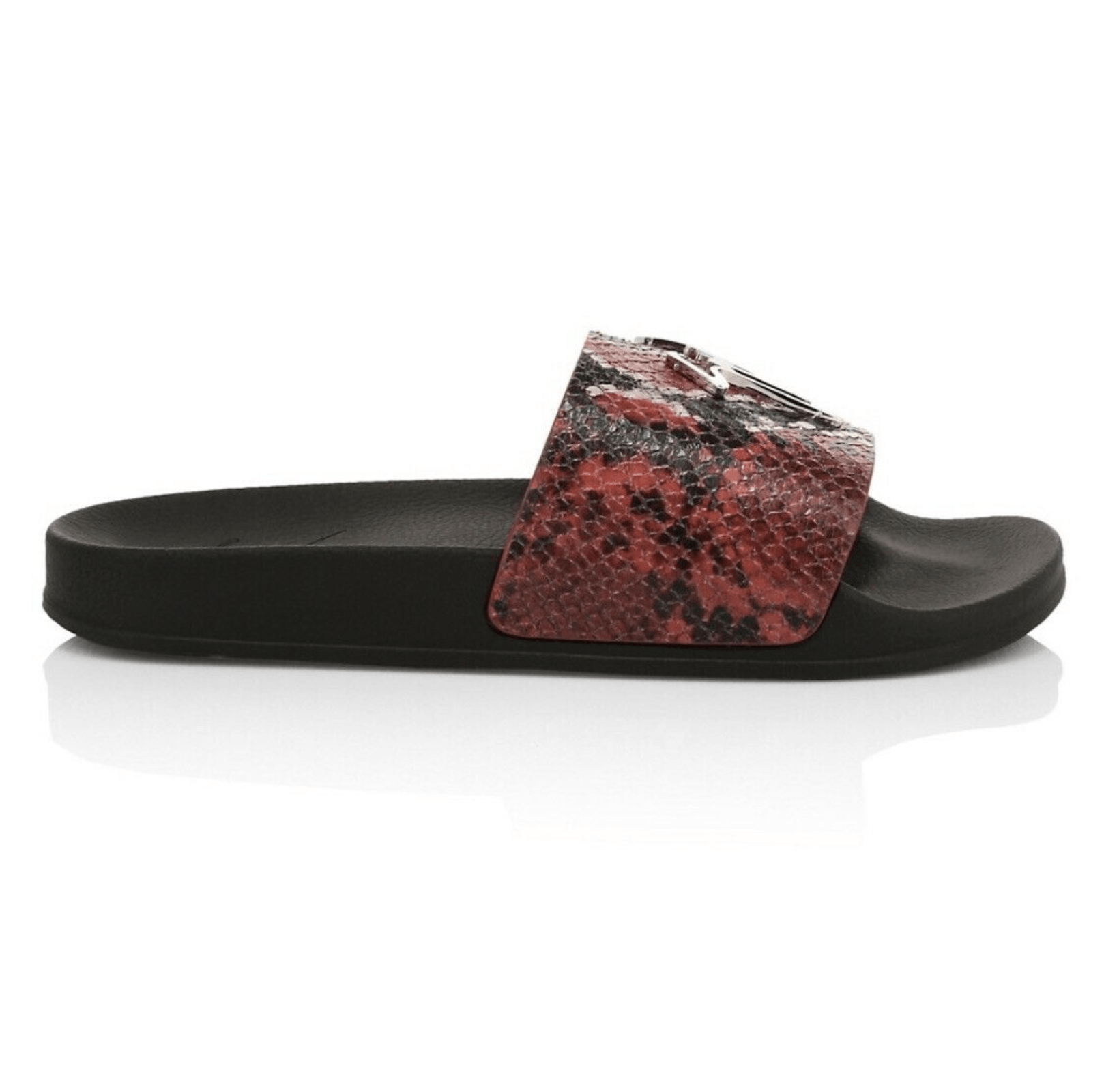 Giuseppe Zanotti Snakeskin - Embossed Leather Slides Sandal Size US 8 / EU 41 - 3 Thumbnail