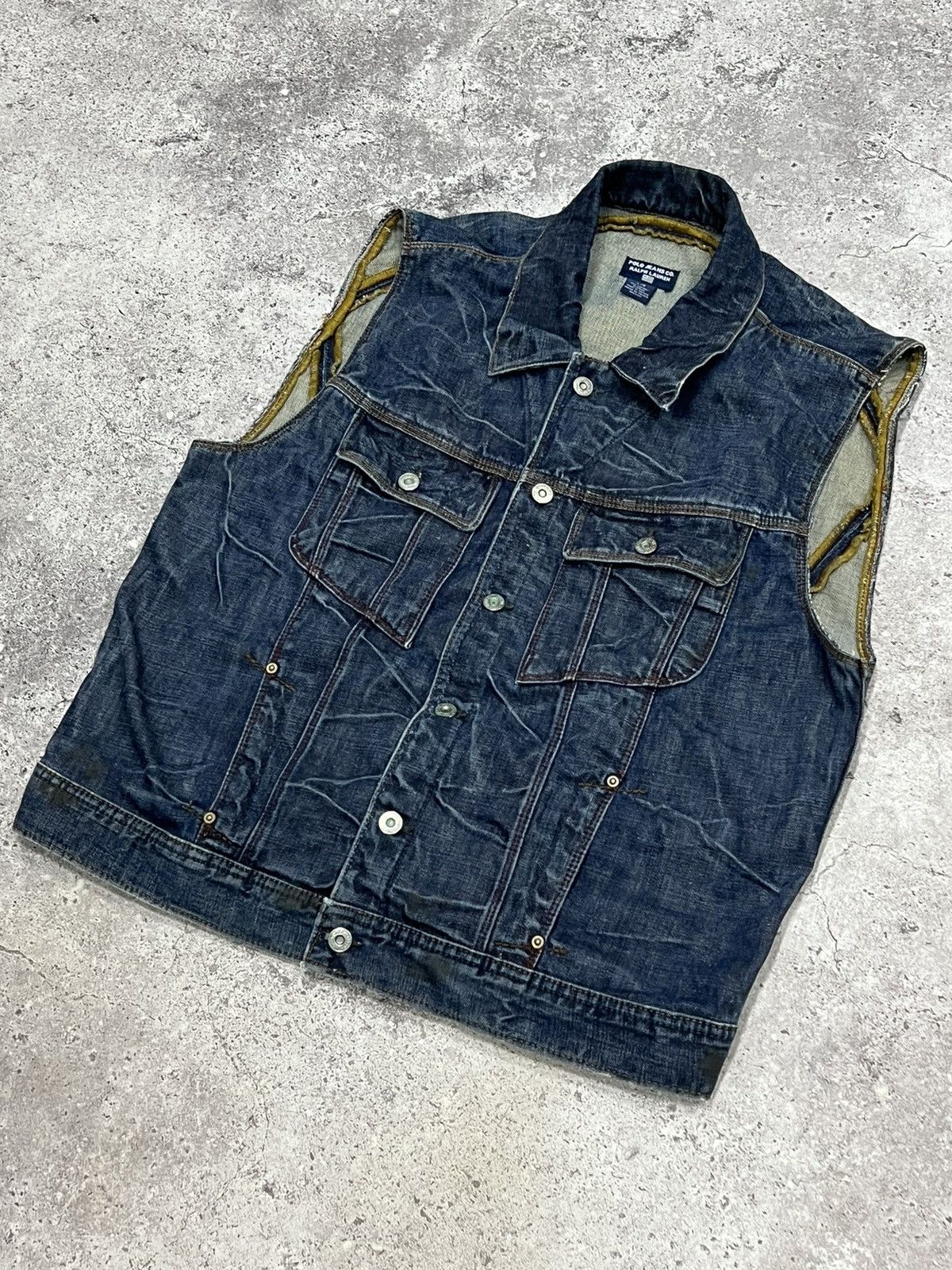 Vintage Polo Ralph Lauren Jeans Co Vest