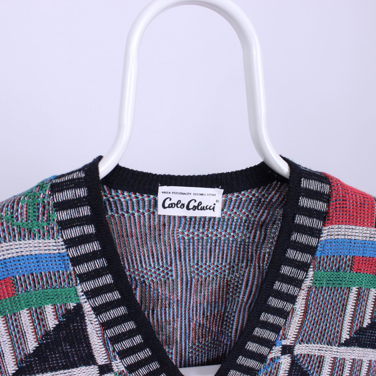 Carlo Colucci Vintage Carlo Colucci Sweater Knitted Size US L / EU 52-54 / 3 - 3 Thumbnail