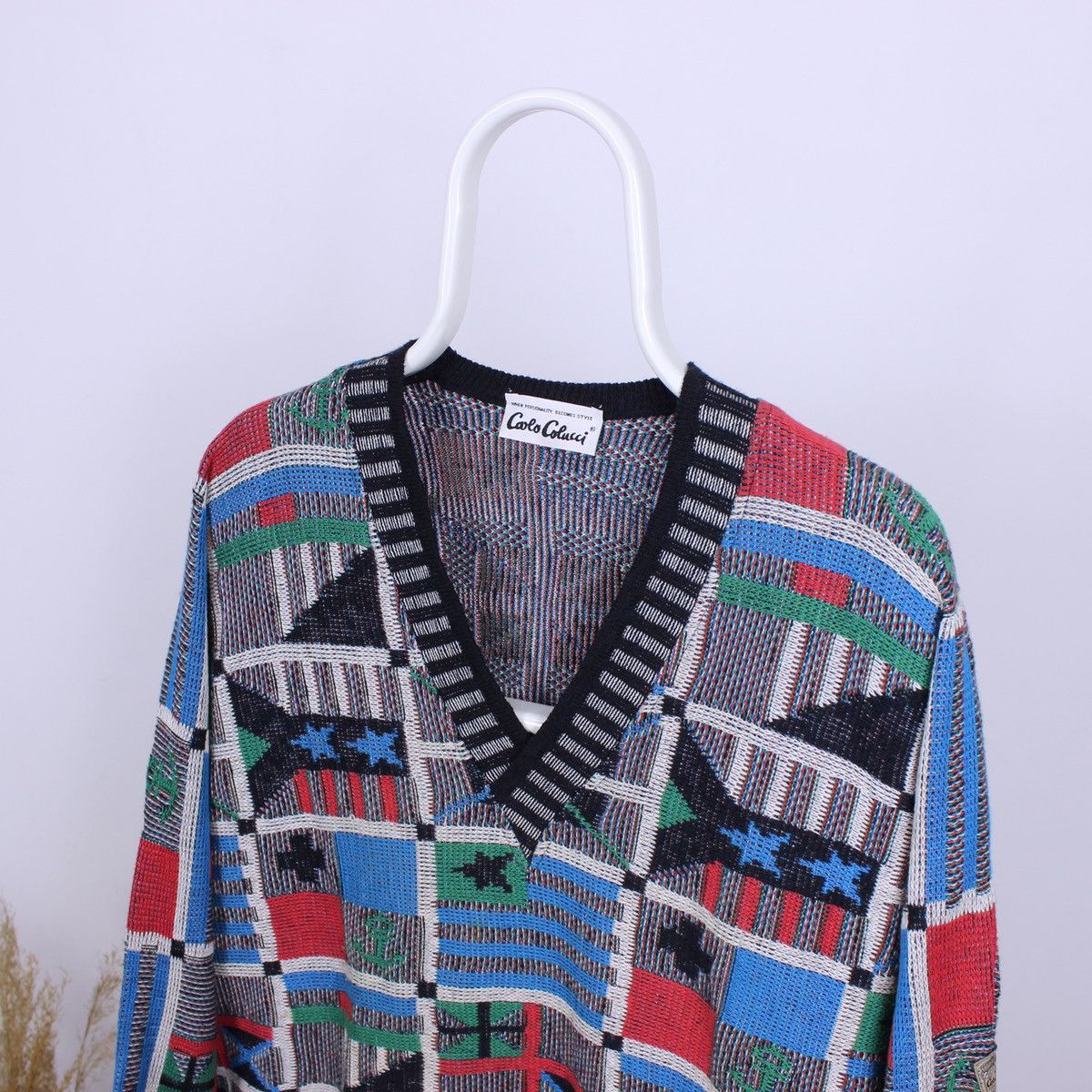 Carlo Colucci Vintage Carlo Colucci Sweater Knitted Size US L / EU 52-54 / 3 - 1 Thumbnail