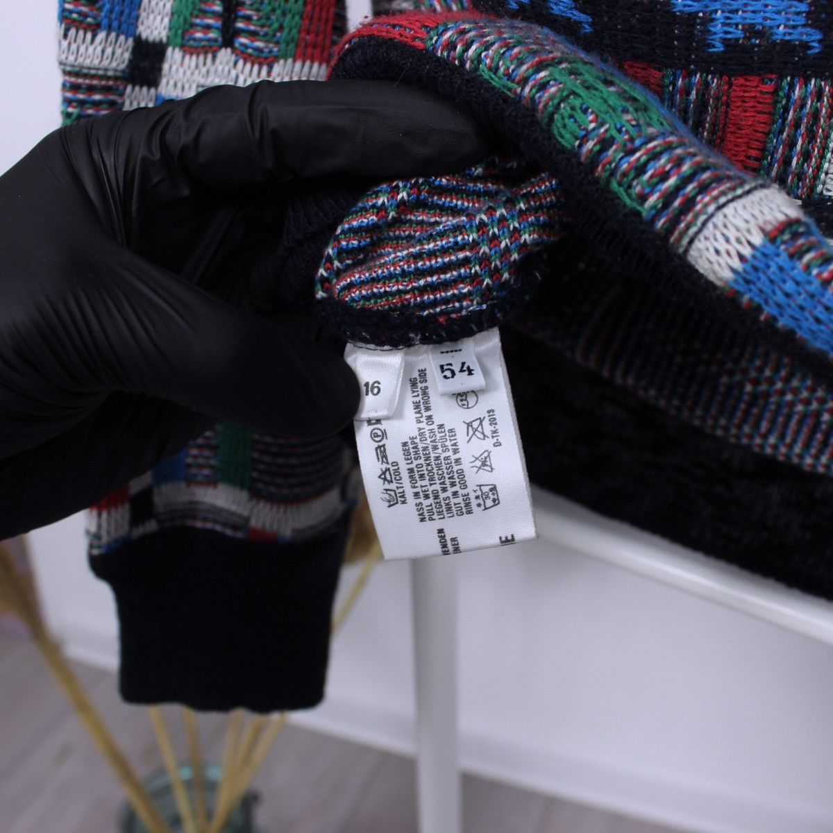 Carlo Colucci Vintage Carlo Colucci Sweater Knitted Size US L / EU 52-54 / 3 - 5 Thumbnail