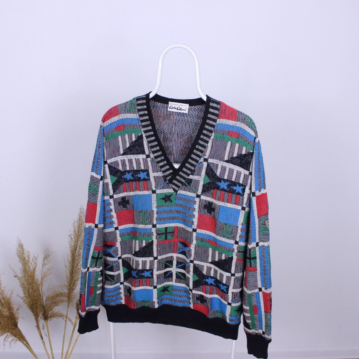 Carlo Colucci Vintage Carlo Colucci Sweater Knitted Size US L / EU 52-54 / 3 - 2 Thumbnail