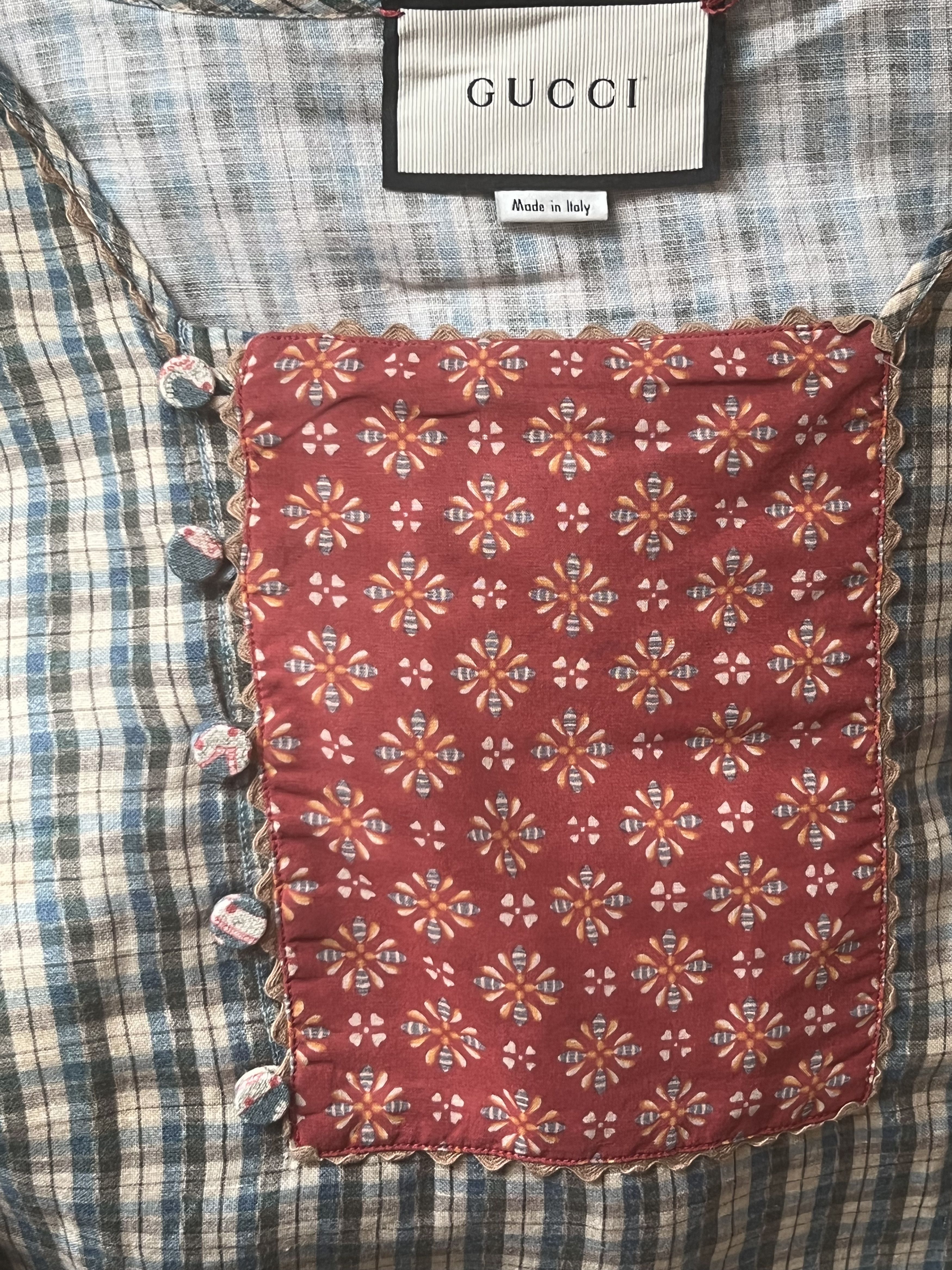 Gucci Gucci Peasant Tunic Alessandro Michele Size US M / EU 48-50 / 2 - 2 Thumbnail