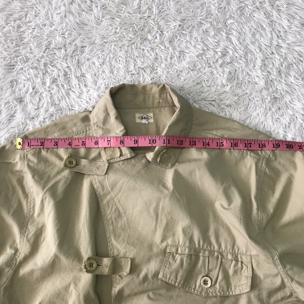 Japanese Brand 💥Steals Asymmetrical BALL Side Button Jacket Military Style Size US S / EU 44-46 / 1 - 21 Thumbnail