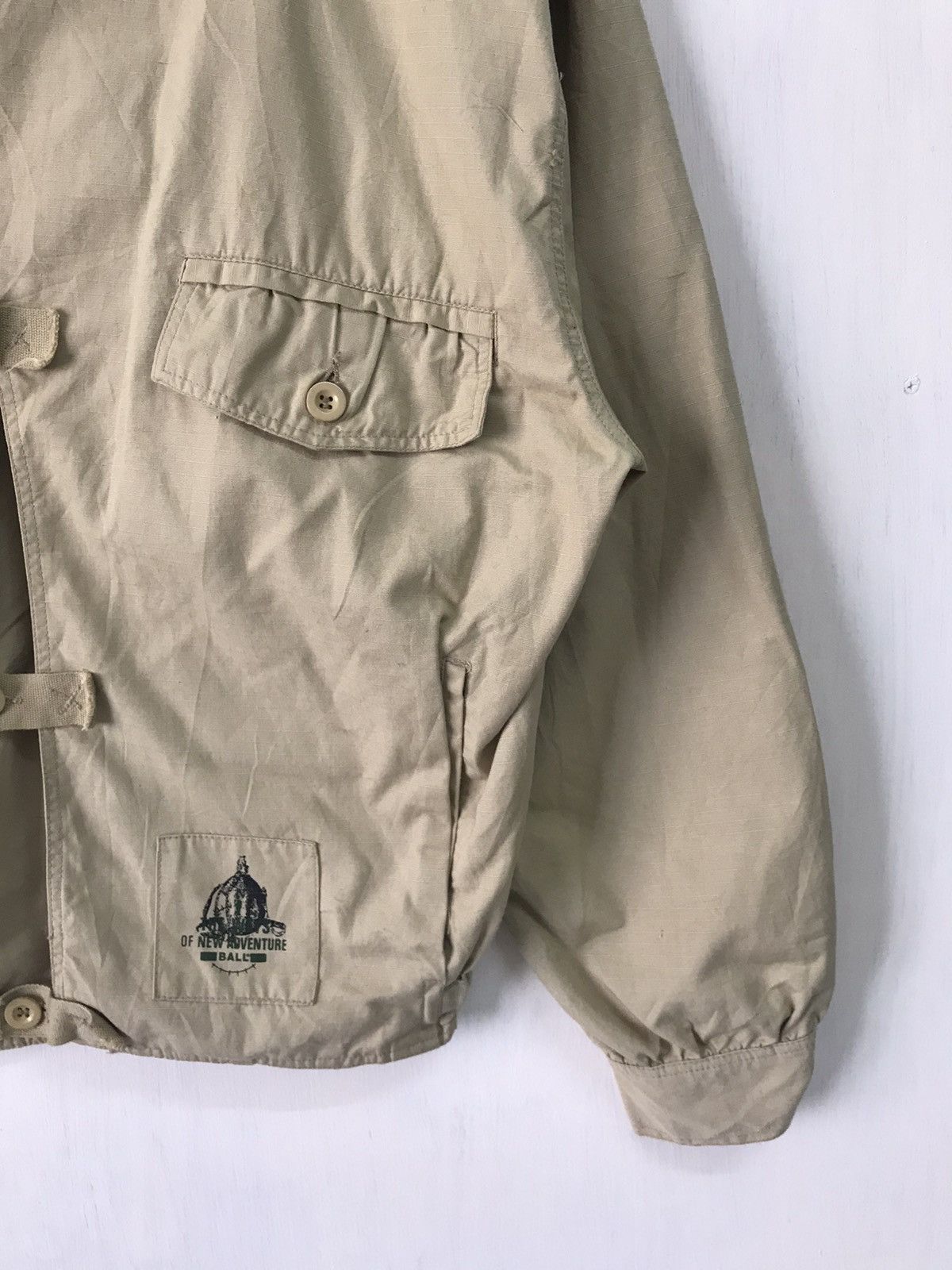 Japanese Brand 💥Steals Asymmetrical BALL Side Button Jacket Military Style Size US S / EU 44-46 / 1 - 4 Thumbnail