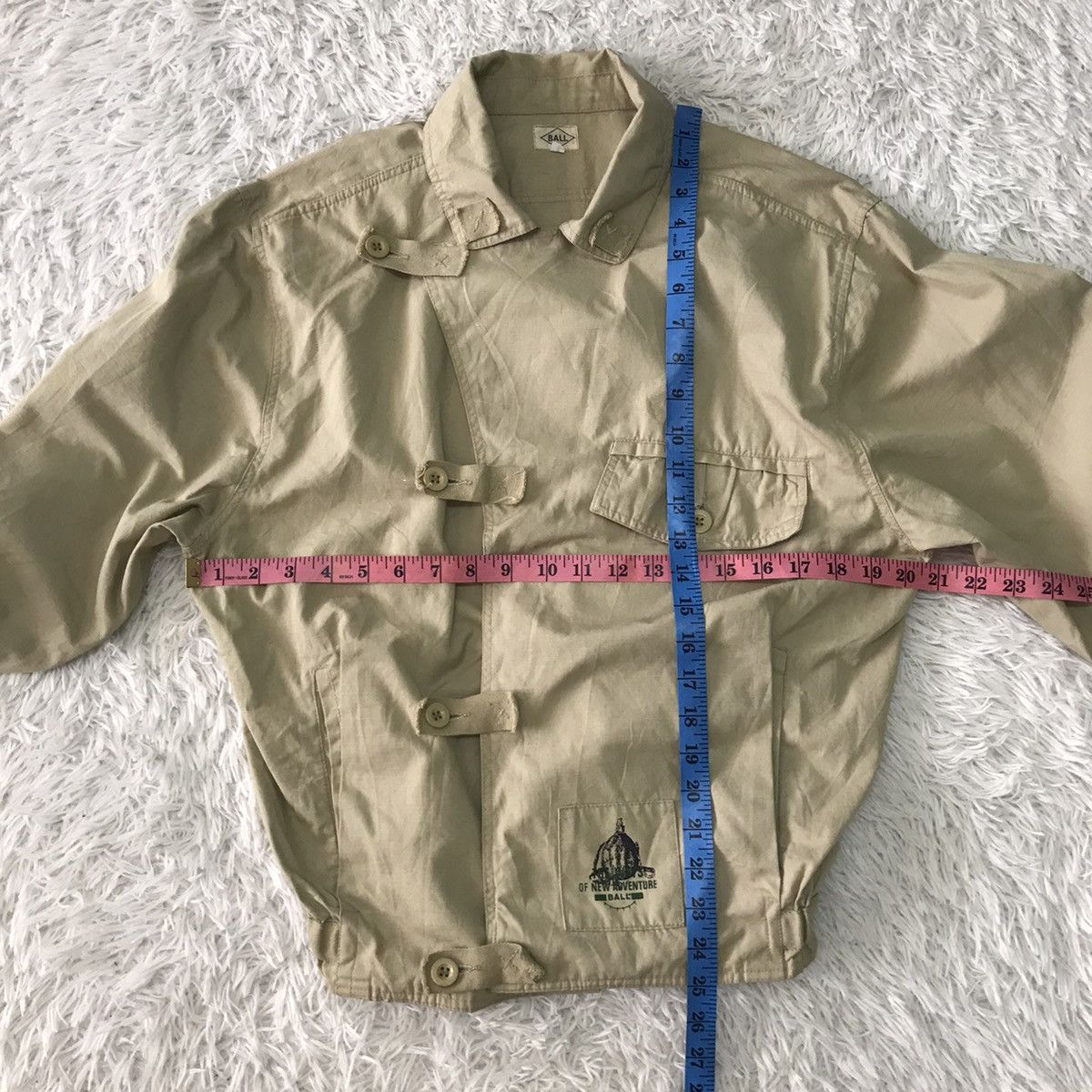 Japanese Brand 💥Steals Asymmetrical BALL Side Button Jacket Military Style Size US S / EU 44-46 / 1 - 20 Thumbnail