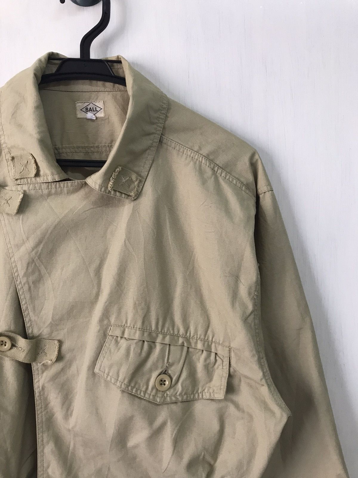 Japanese Brand 💥Steals Asymmetrical BALL Side Button Jacket Military Style Size US S / EU 44-46 / 1 - 5 Thumbnail