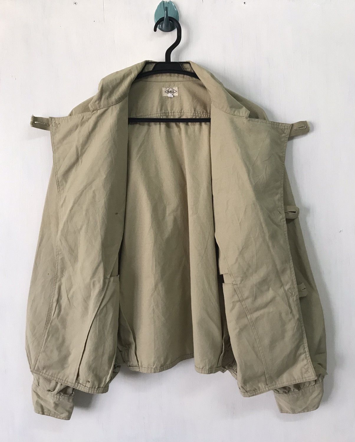Japanese Brand 💥Steals Asymmetrical BALL Side Button Jacket Military Style Size US S / EU 44-46 / 1 - 17 Thumbnail
