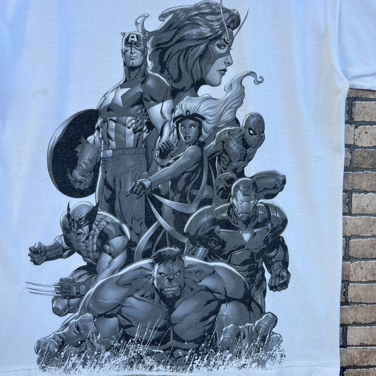 Mad Engine × Marvel Comics × Vintage Vintage Marvel Characters Big Print Tee Size US XL / EU 56 / 4 - 2 Thumbnail