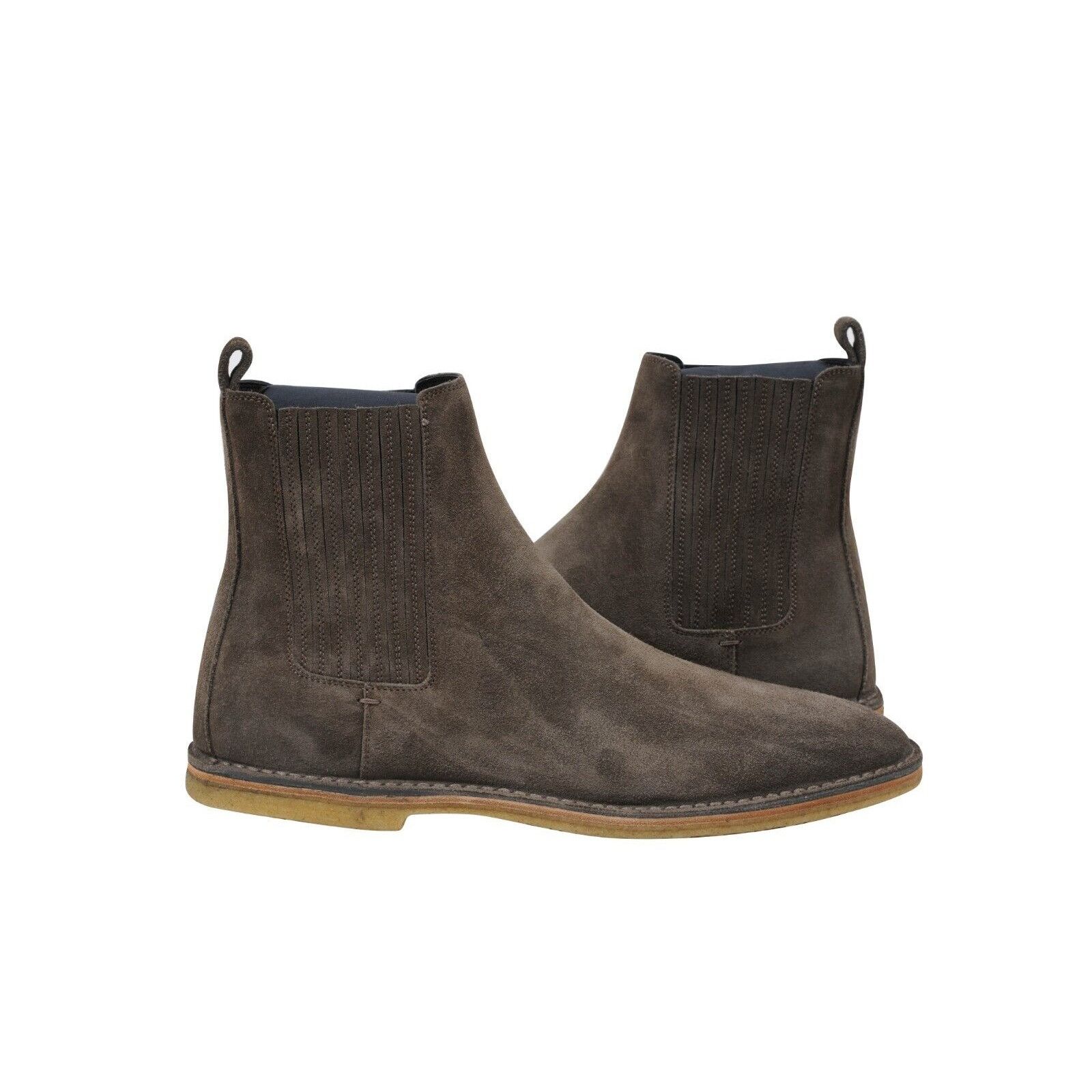 Saint Laurent Paris Brown Suede Nino Crepe Sole Chelsea Boots Size US 6 / EU 39 - 5 Thumbnail