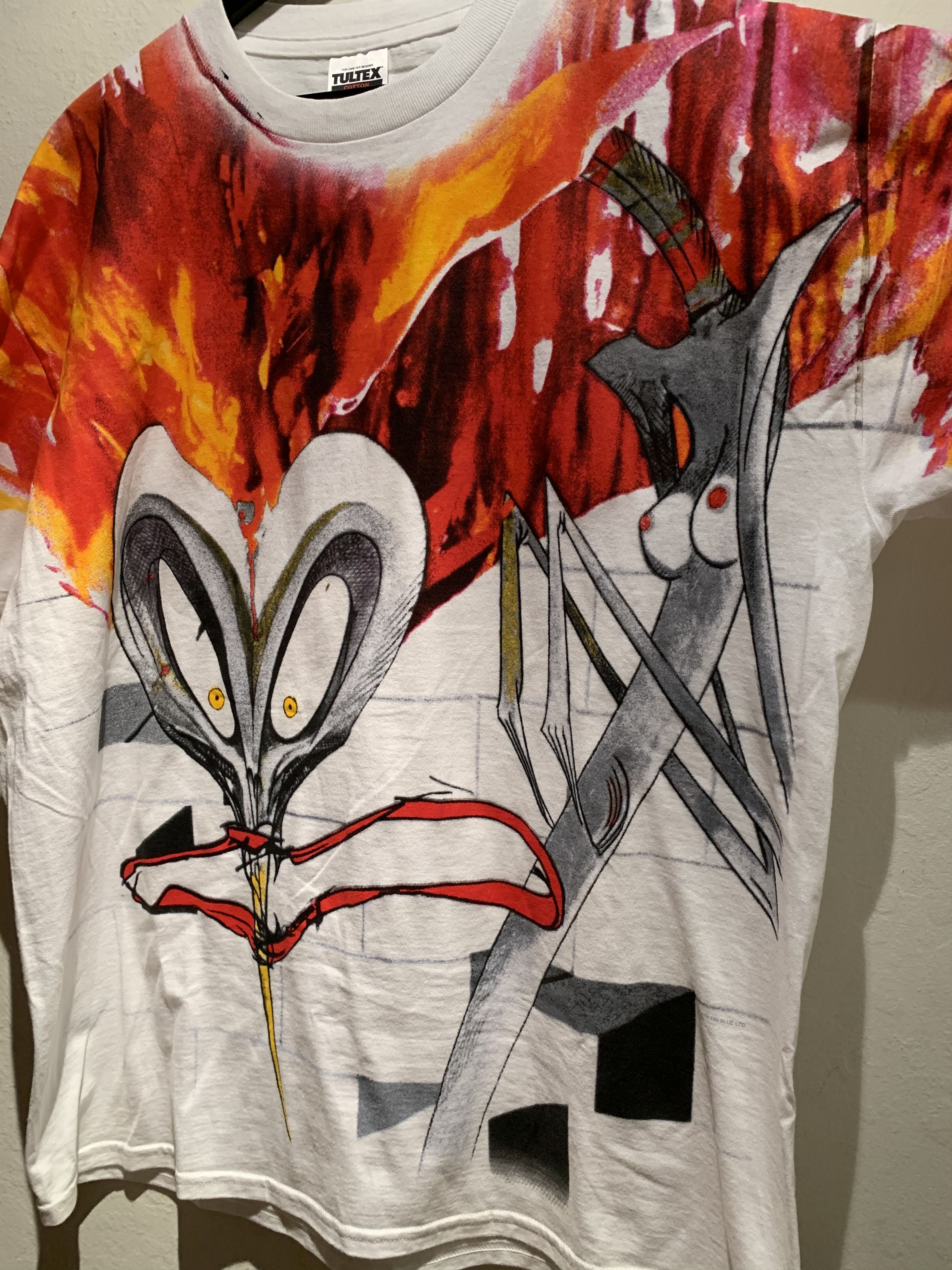 Band Tees × Pink Floyd × Vintage RARE Vintage 1999 Pink Floyd The Wall Gerald Scarfe Size US XL / EU 56 / 4 - 4 Thumbnail