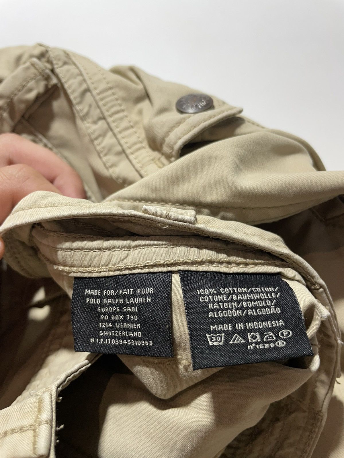 Polo Ralph Lauren Vintage Polo Jeans Company Ralph Lauren 3/4 Cargo Pants Size US 34 / EU 50 - 13 Thumbnail