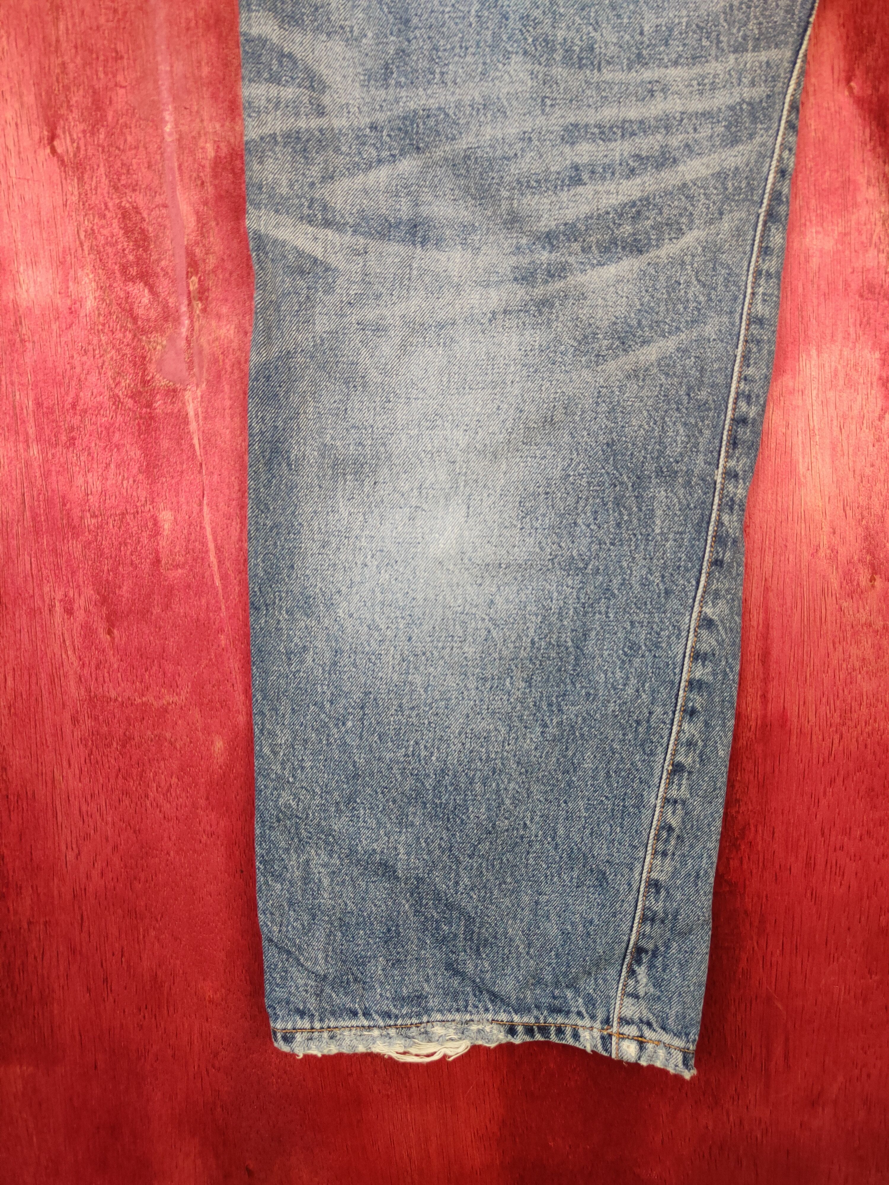 Japanese Brand Universal Blue patchwork denim Jeans #4944 Size US 28 / EU 44 - 9 Thumbnail