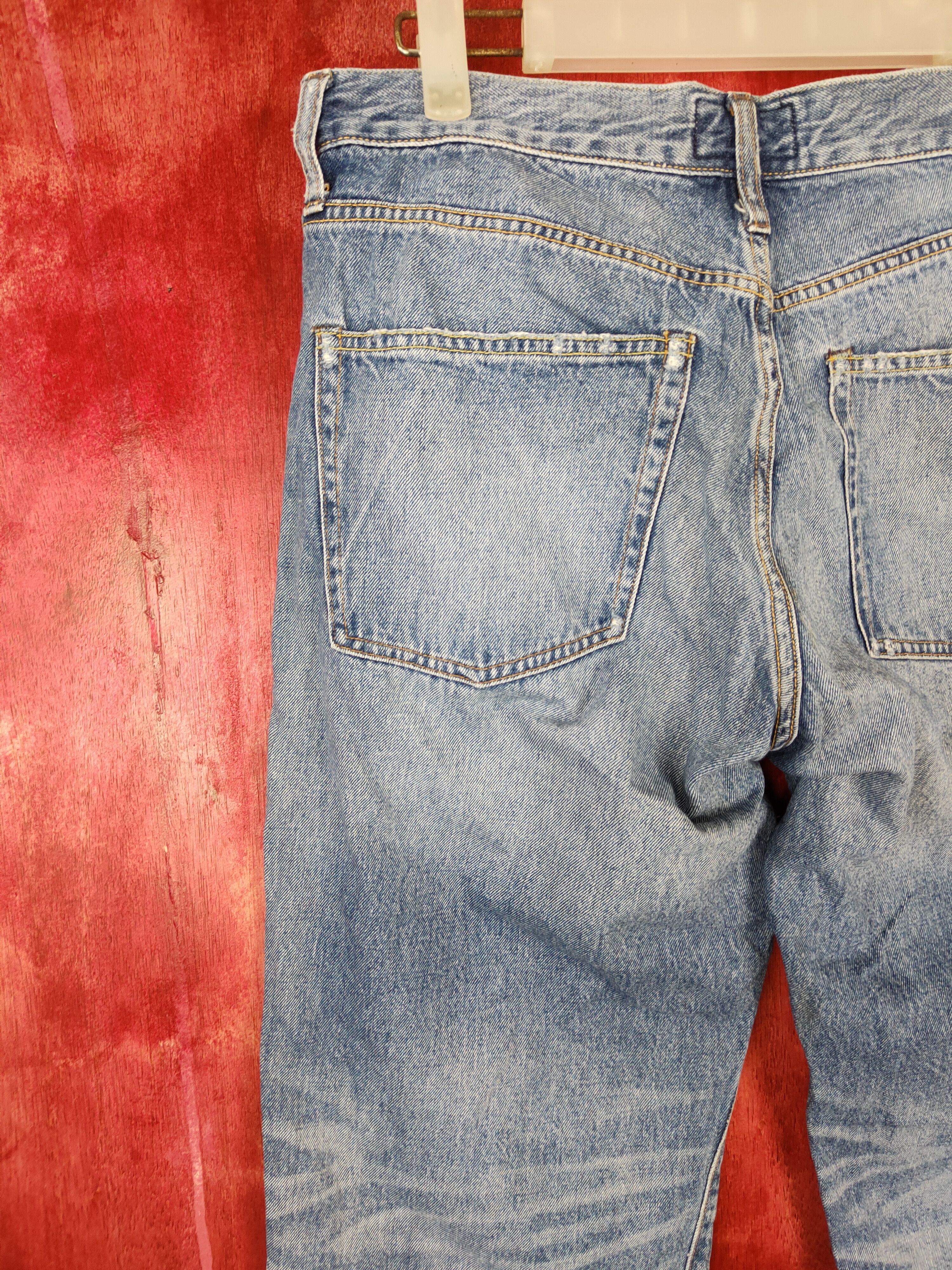 Japanese Brand Universal Blue patchwork denim Jeans #4944 Size US 28 / EU 44 - 8 Thumbnail