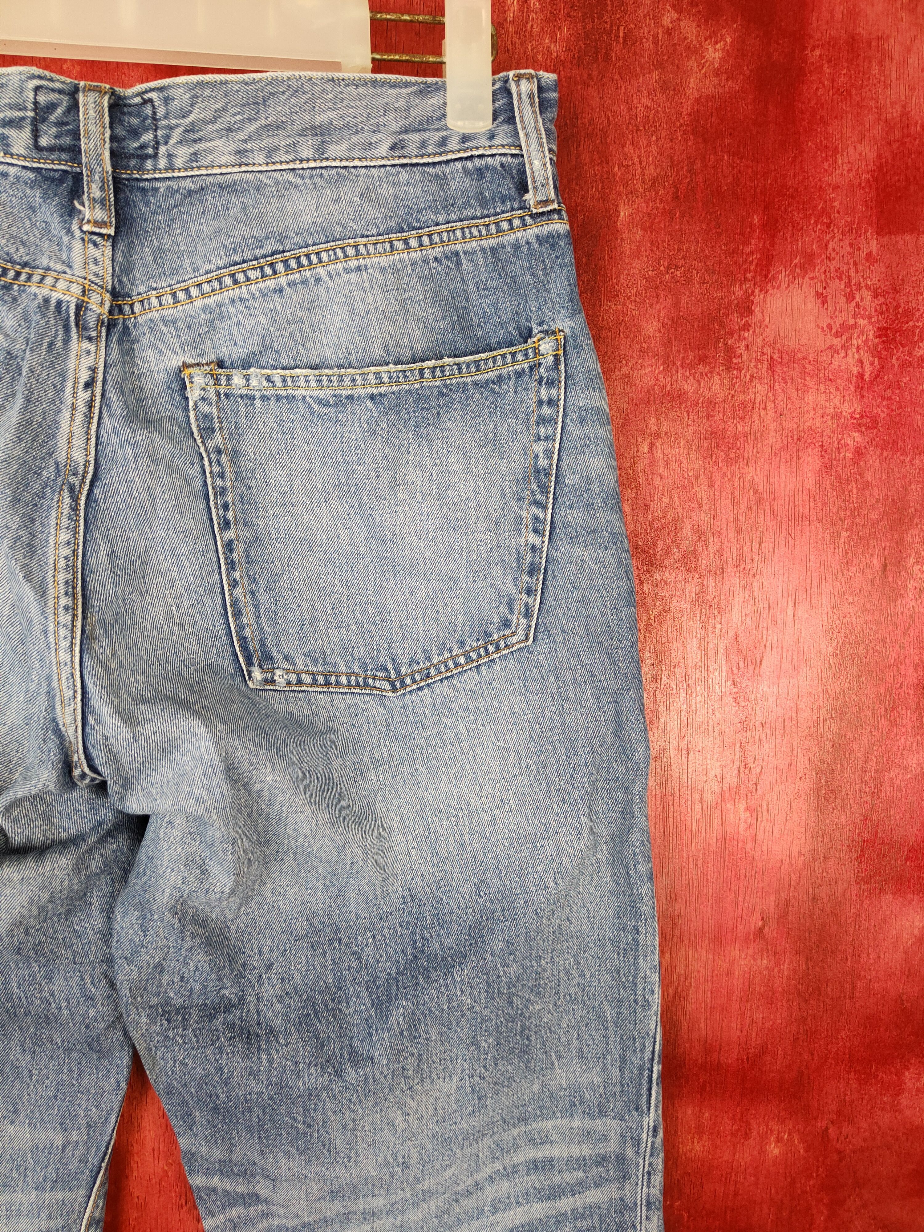 Japanese Brand Universal Blue patchwork denim Jeans #4944 Size US 28 / EU 44 - 10 Thumbnail