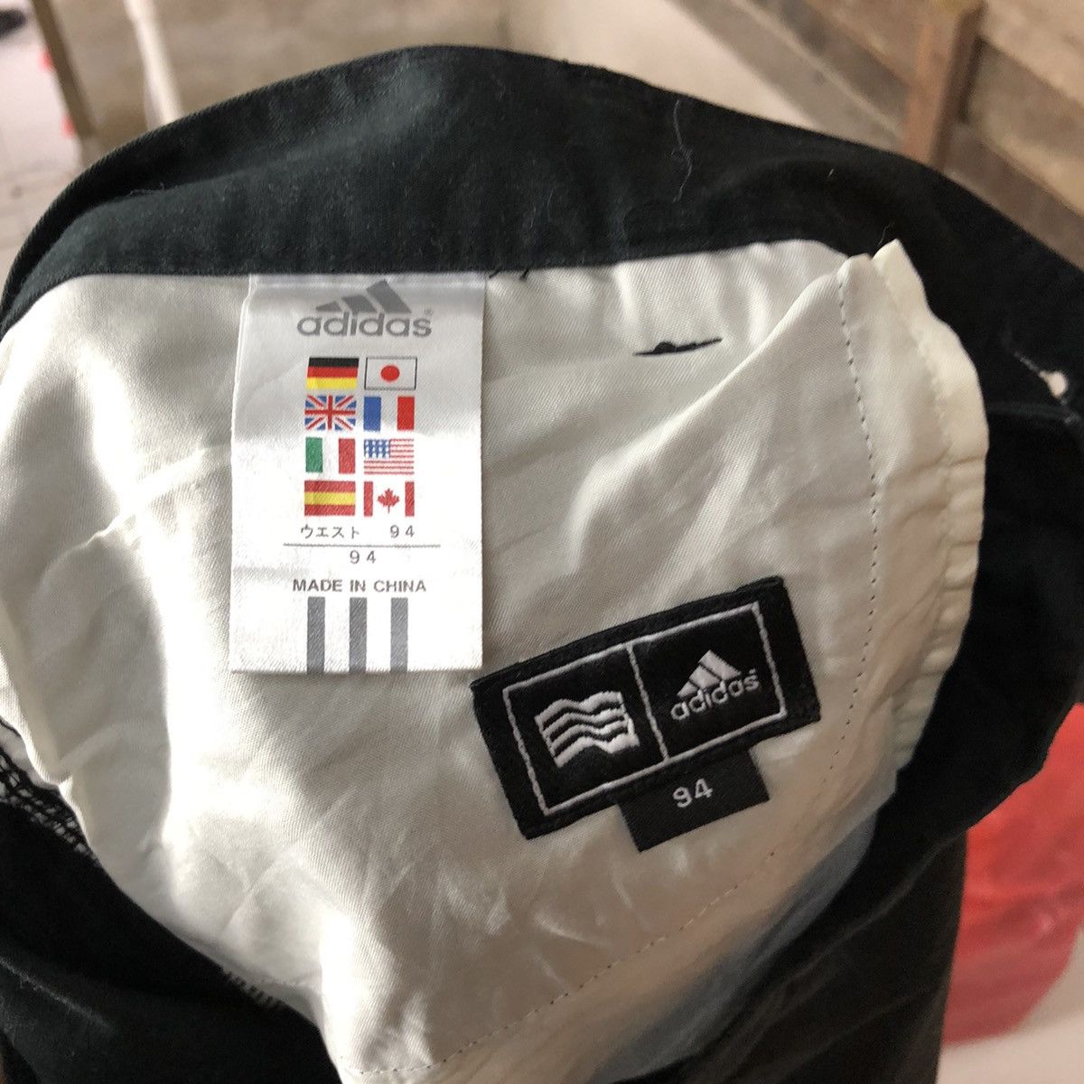 Adidas × Vintage Adidas Black Pants #4642 Size US 36 / EU 52 - 15 Thumbnail