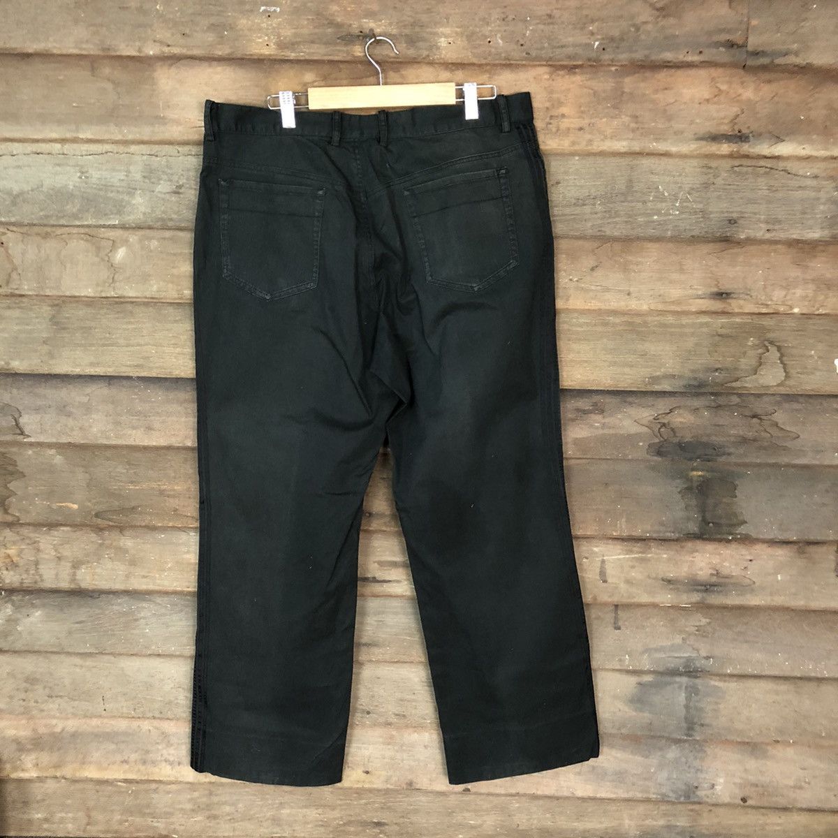 Adidas × Vintage Adidas Black Pants #4642 Size US 36 / EU 52 - 10 Thumbnail