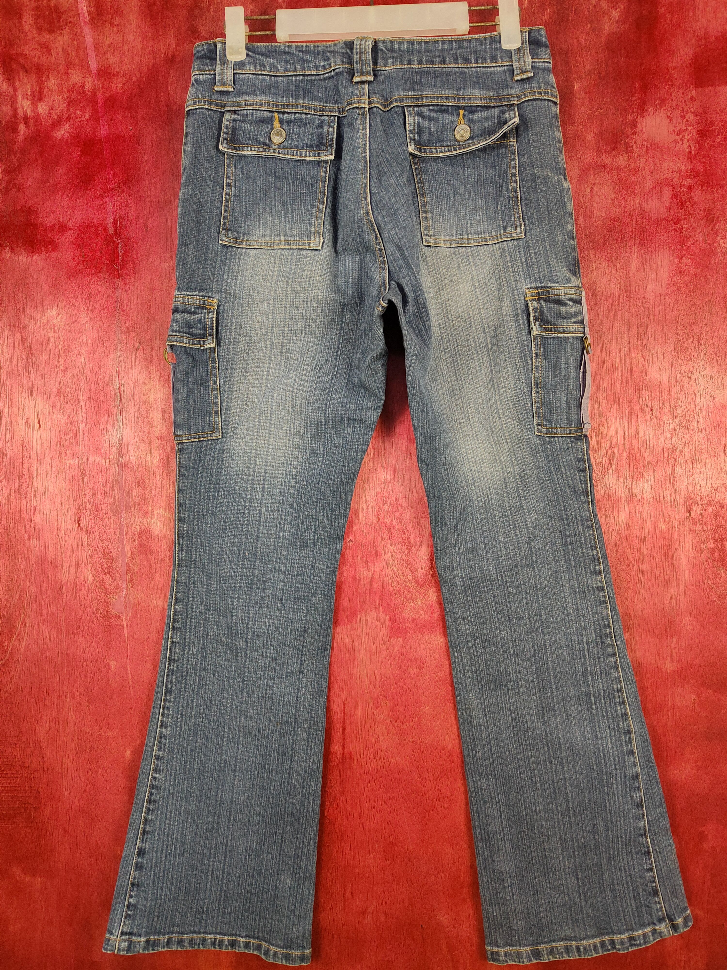 Japanese Brand Back Rush Blue multi pocket tactical pant #4689 Size 28" / US 6 / IT 42 - 9 Thumbnail