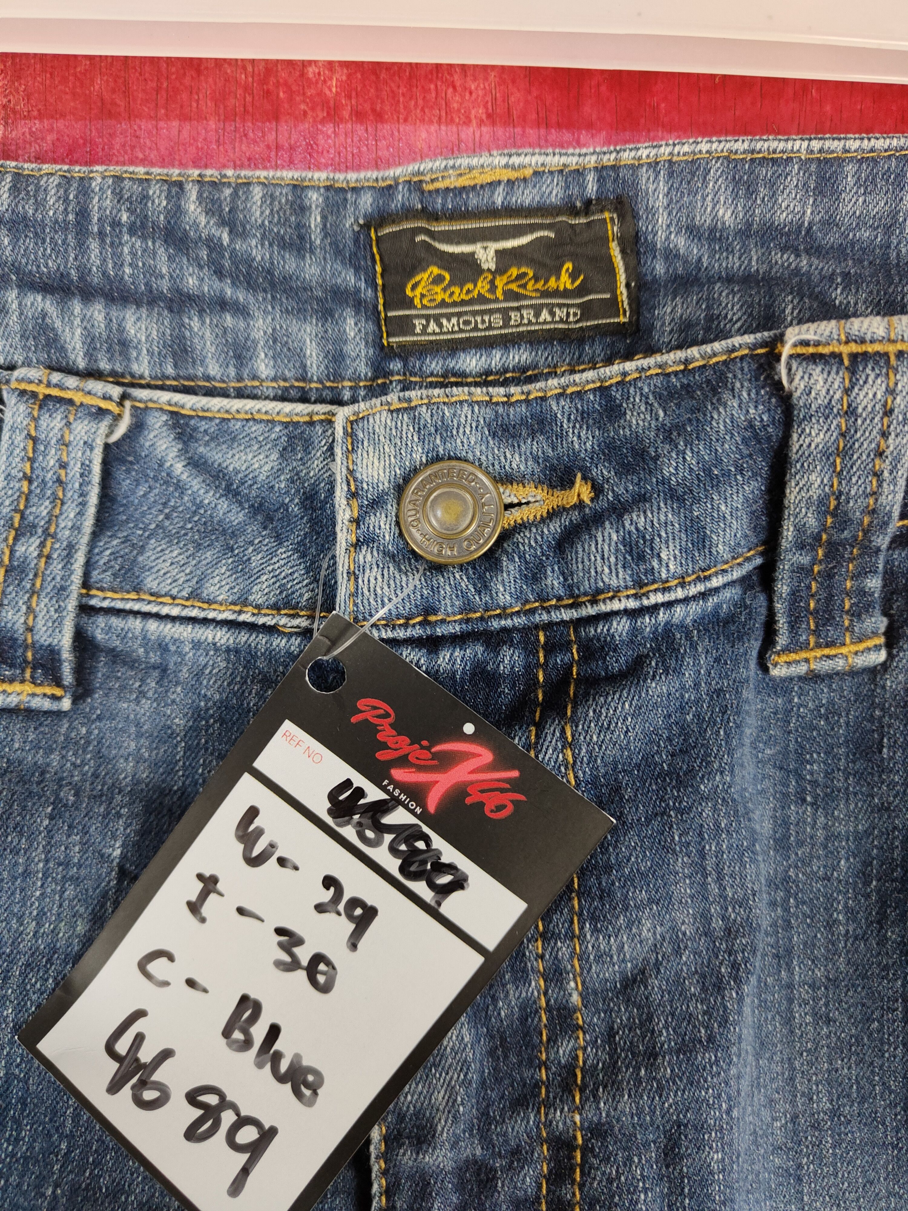 Japanese Brand Back Rush Blue multi pocket tactical pant #4689 Size 28" / US 6 / IT 42 - 14 Thumbnail