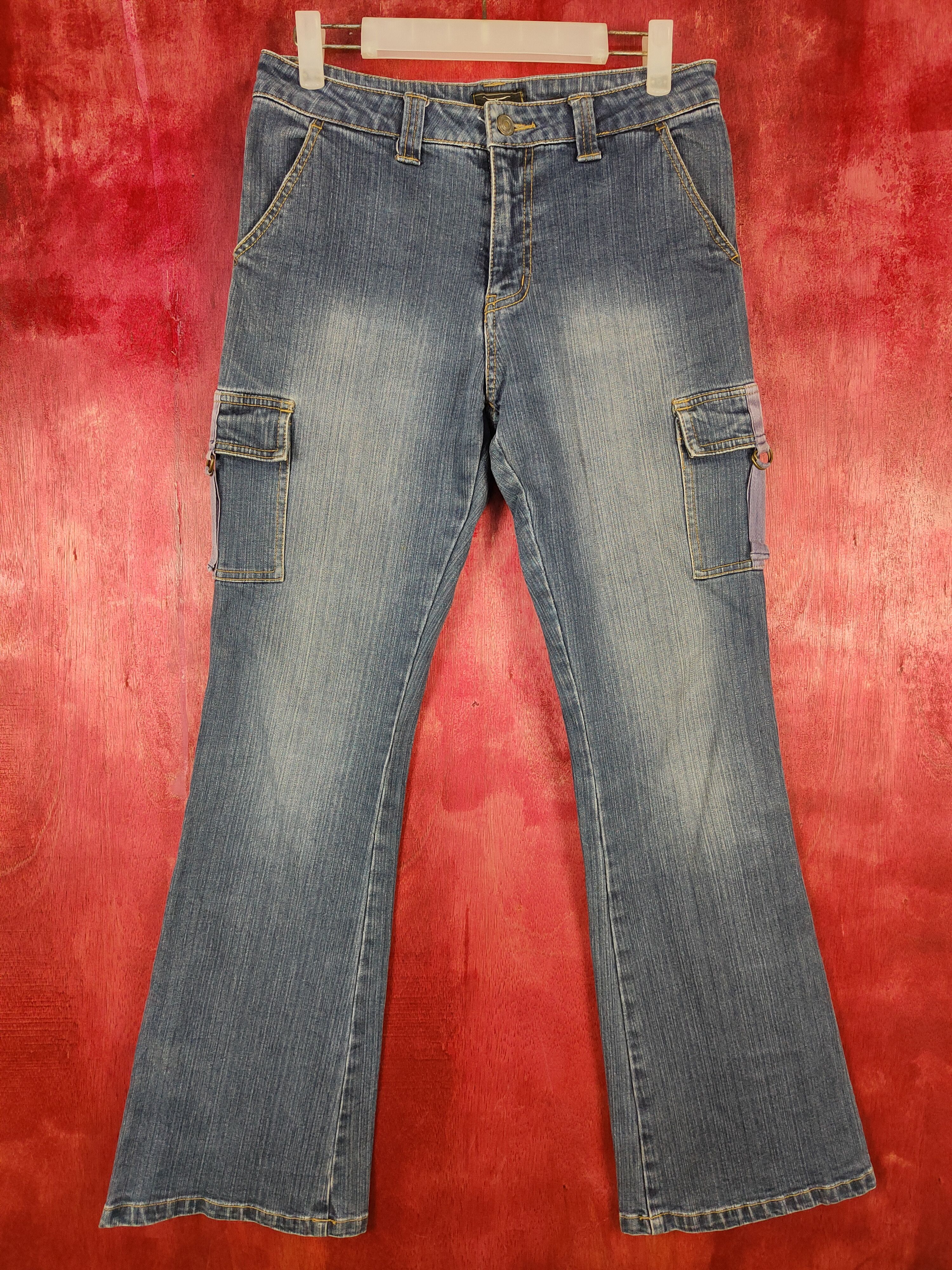 Japanese Brand Back Rush Blue multi pocket tactical pant #4689 Size 28" / US 6 / IT 42 - 1 Thumbnail