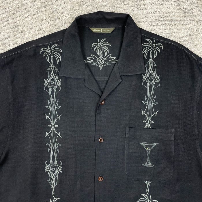 Tommy Bahama Tommy Bahama Shirt Mens Small Embroidered Martini Tiki