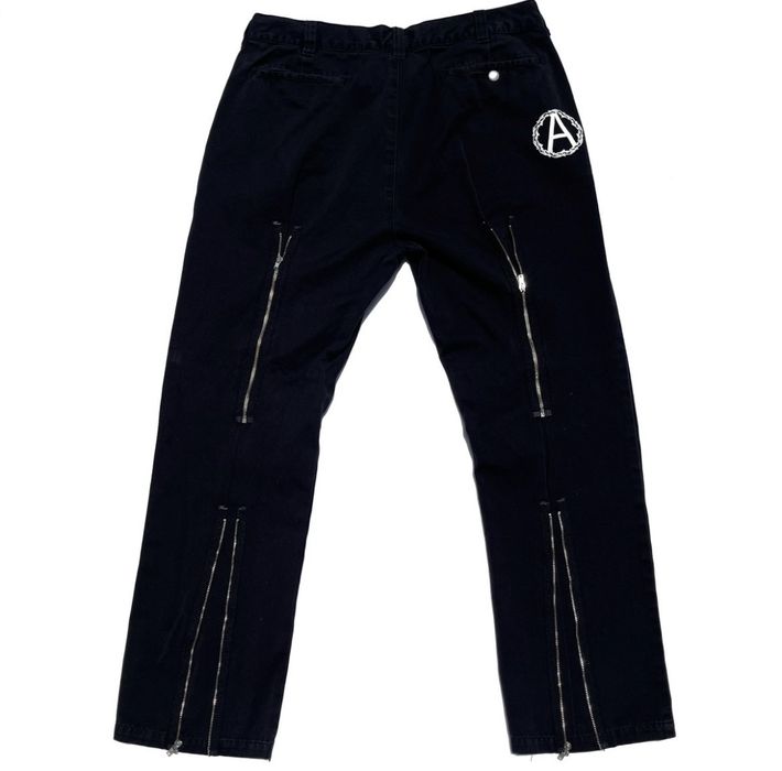 Supreme Supreme Undercover Anarchy Zip Punk Bondage Work Pants