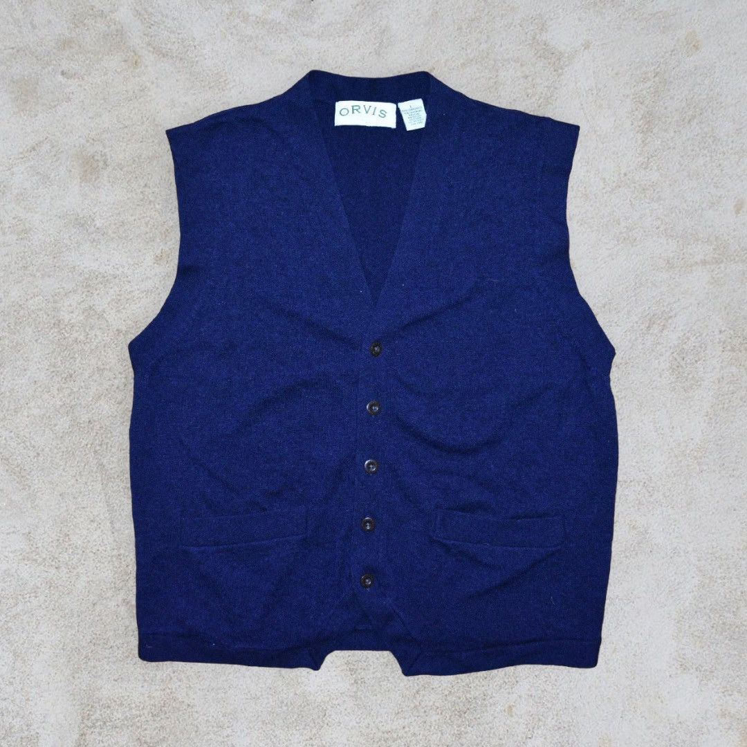 Orvis Vintage Orvis Wool/Cashmere Vest (L) Size US L / EU 52-54 / 3 - 1 Thumbnail