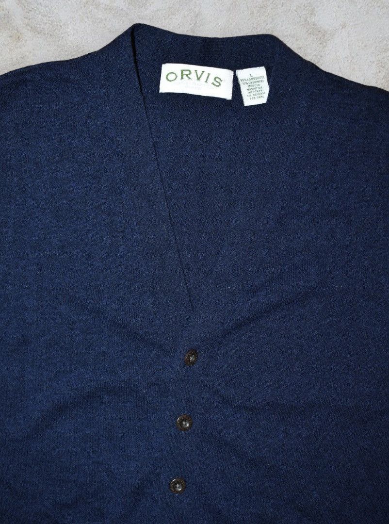 Orvis Vintage Orvis Wool/Cashmere Vest (L) Size US L / EU 52-54 / 3 - 2 Thumbnail