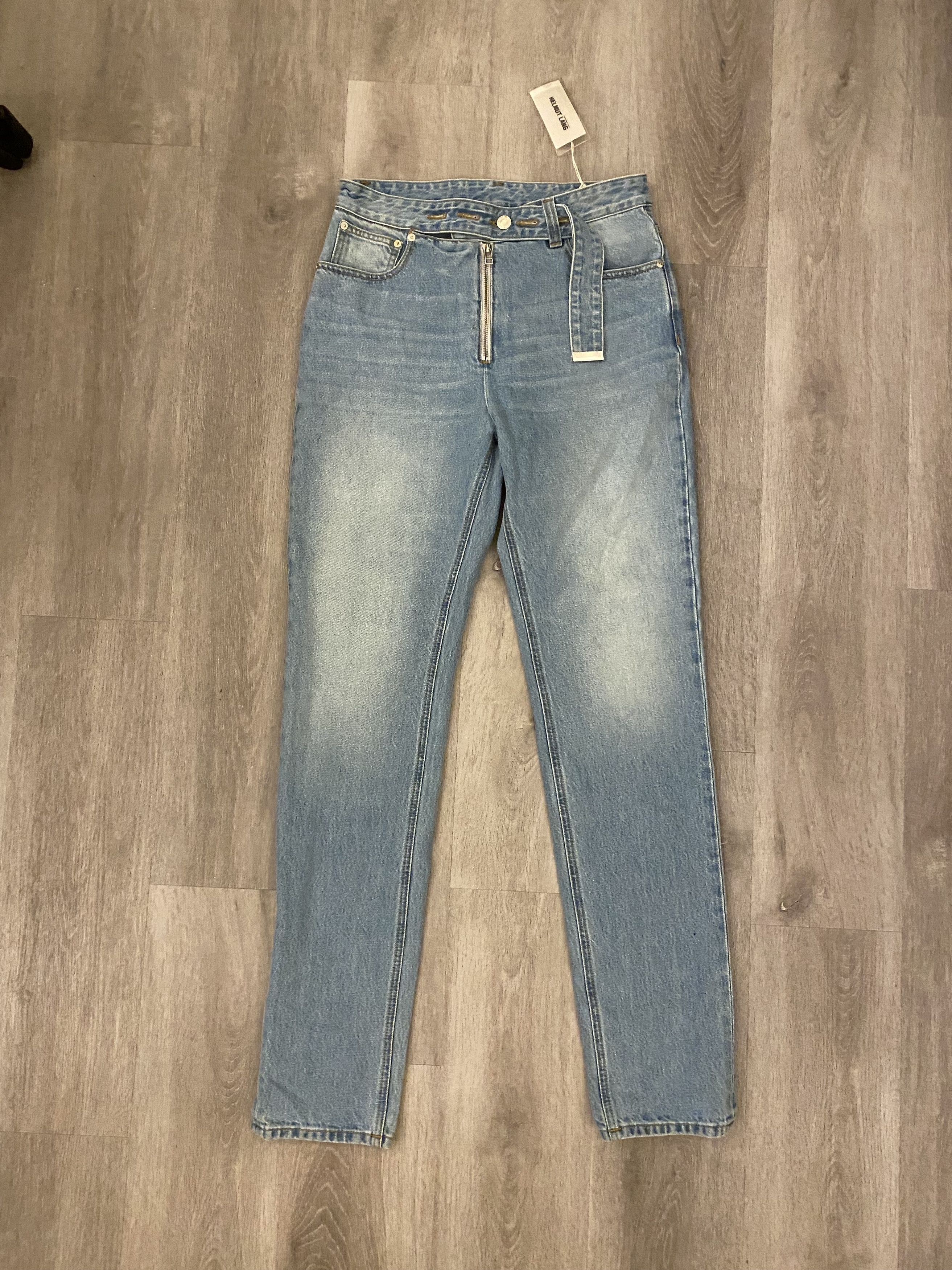Helmut Lang Blue Shayne Oliver Belt 97 Jeans Size US 29 - 1 Thumbnail